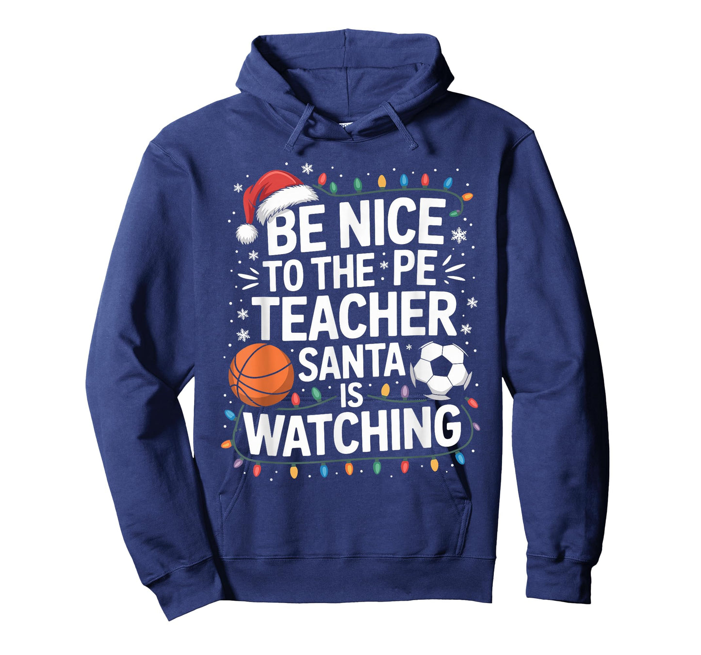 Funny PE Teacher Christmas Physical Education Xmas T-Shirt