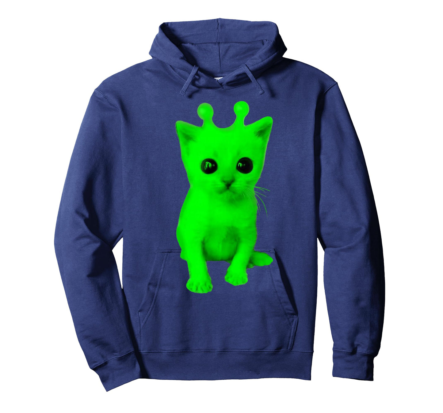 Funny Alien Cat Meme Graphic T-Shirt