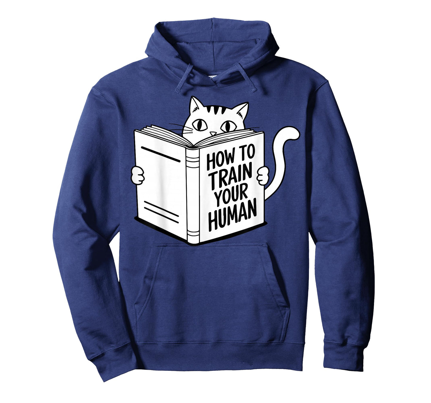 Cat Book Humor How to Train Your Human Funny T-Shirt