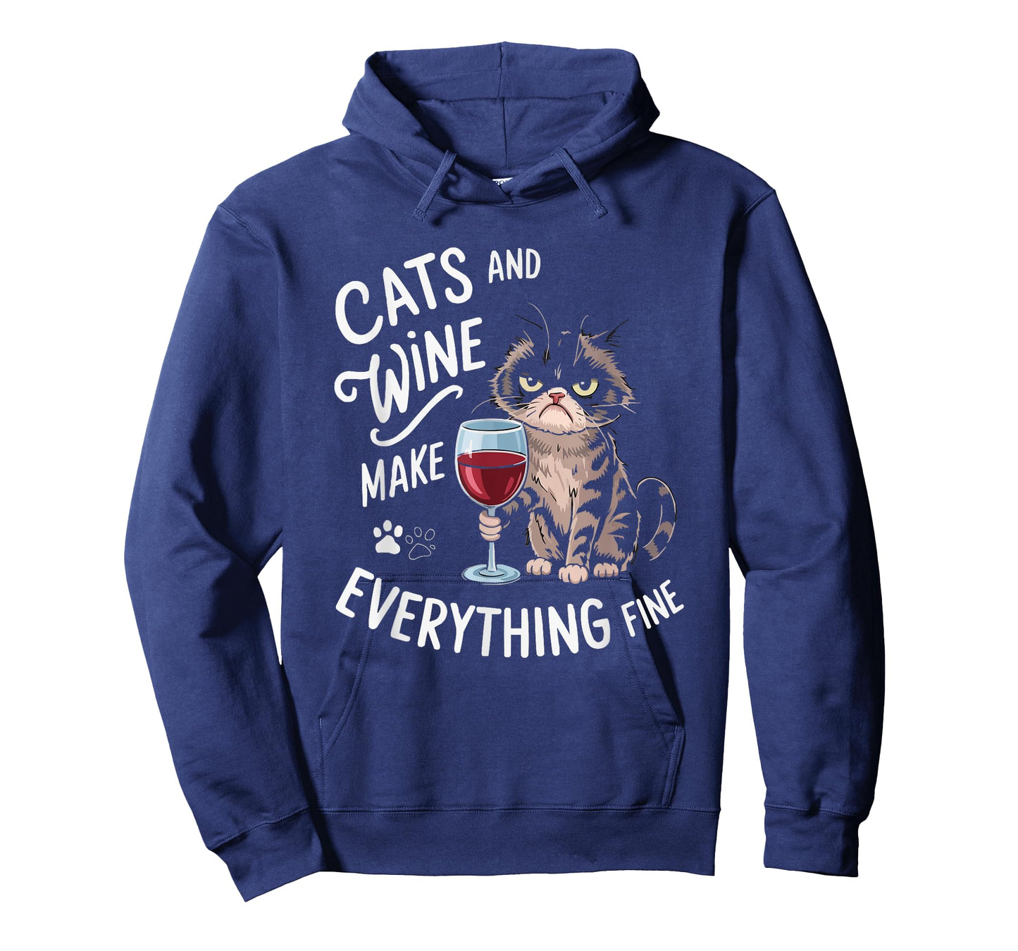 Wine Cat Owner Kitty Meow Alcohol Drinking Winemaker T-Shirt