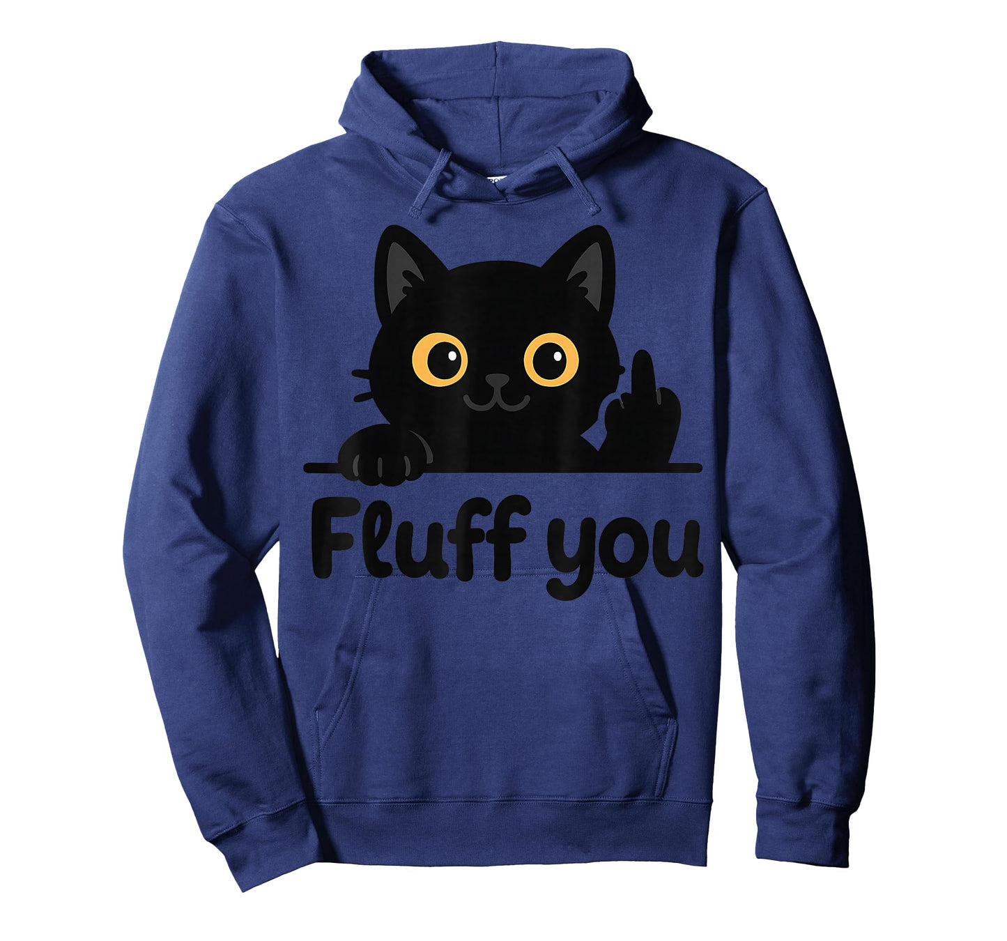 Fluff You Funny Cat Kitten Rude Joke Graphic T-Shirt