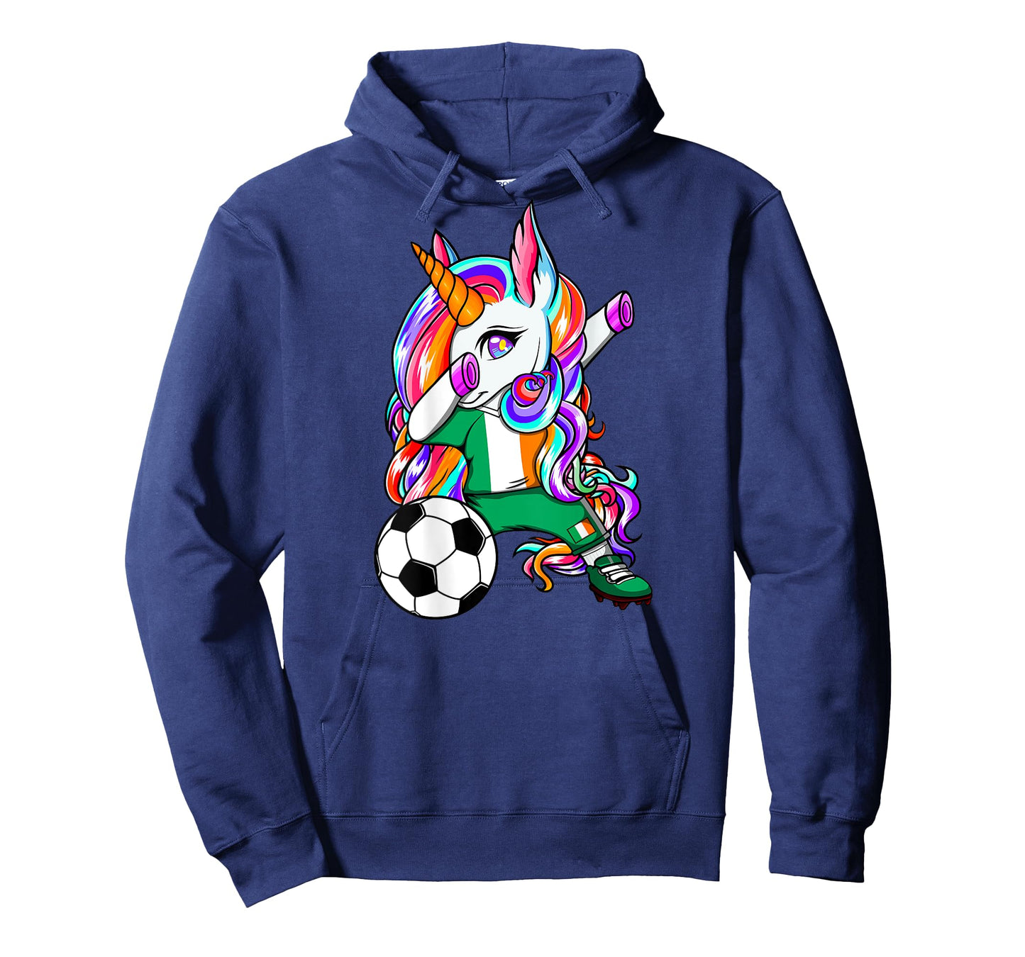 Dabbing Unicorn Ireland Soccer Lovers Jersey Irish Football T-Shirt
