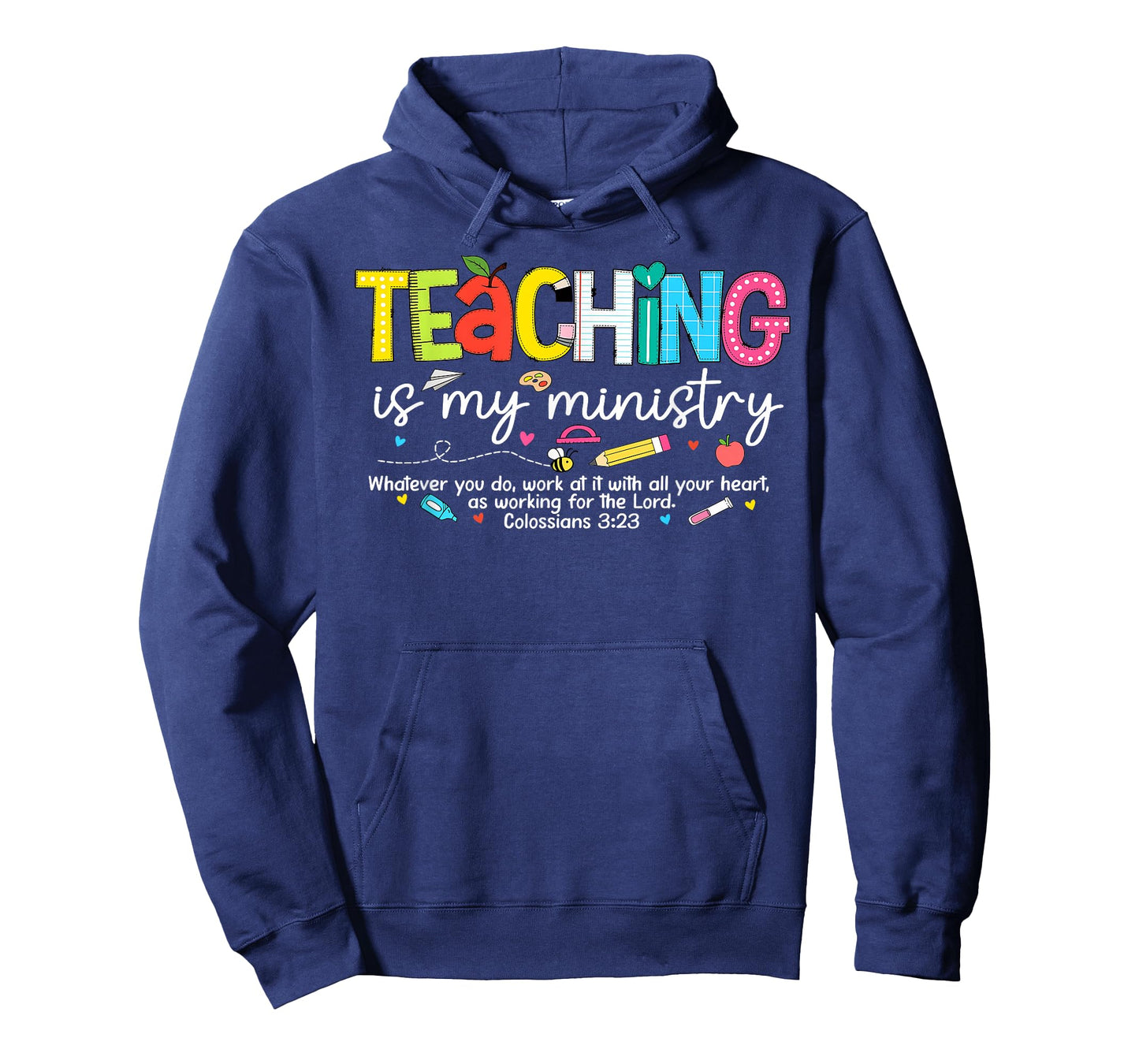 Teaching is My Ministry God Christian Teacher Back to School T-Shirt