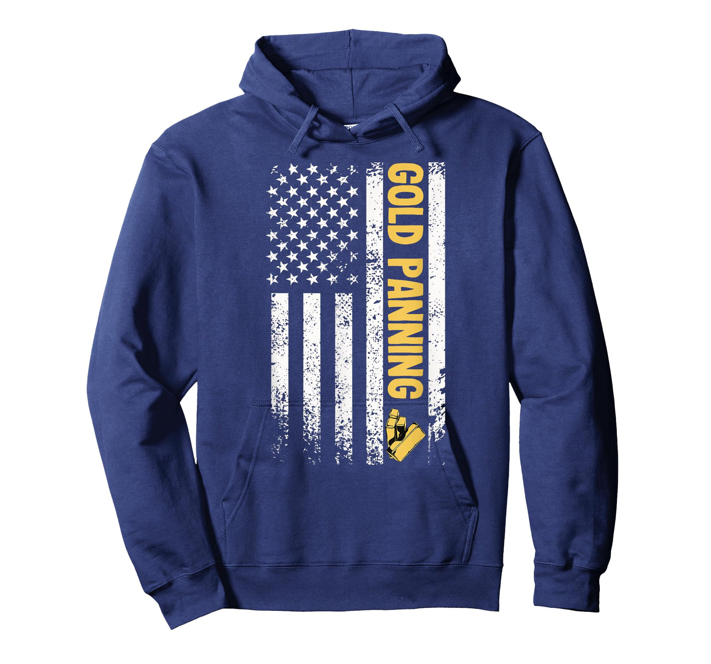 Gold panning usa flag gold miner prospecting gold digging T-Shirt