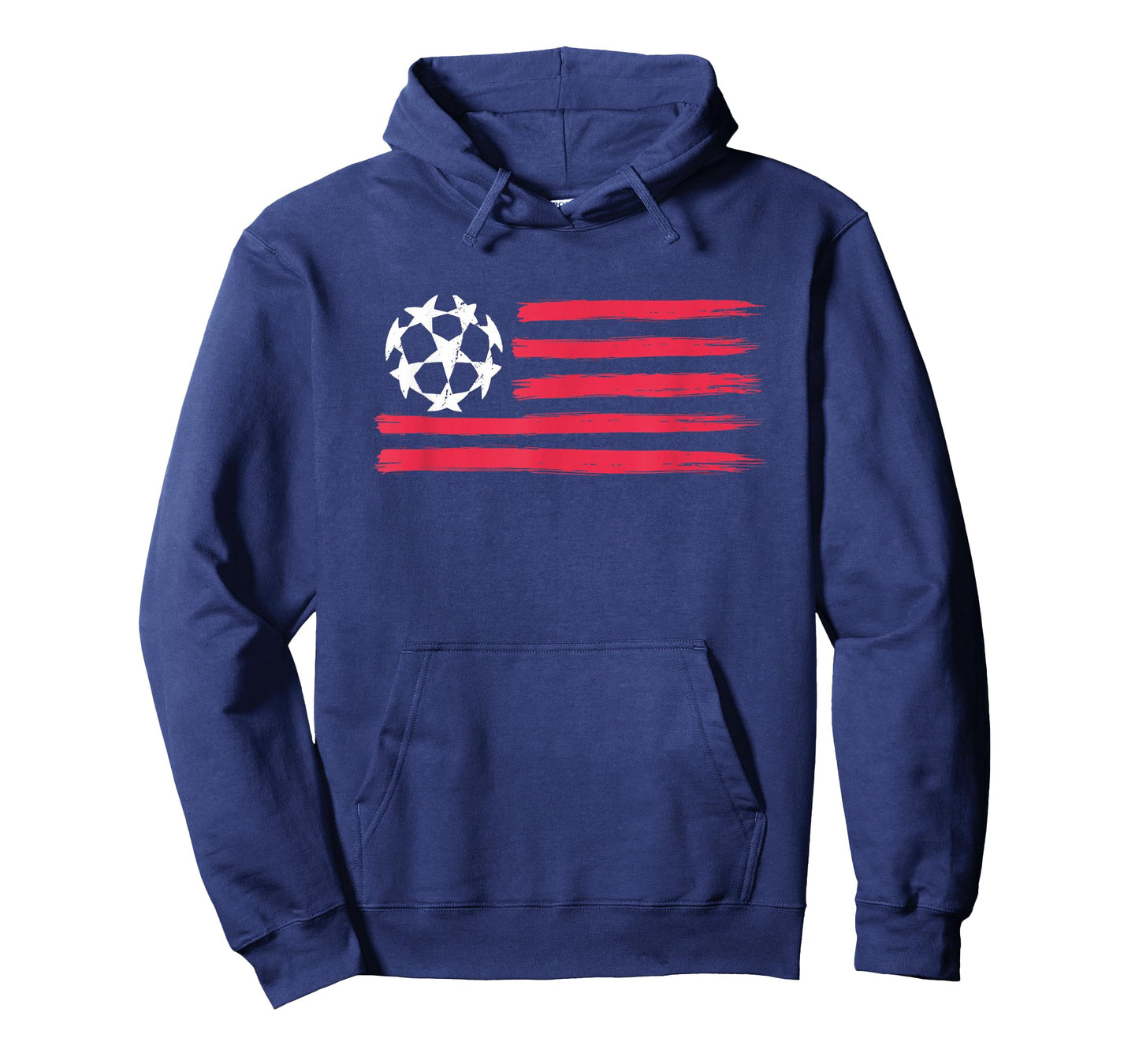 USA Flag Soccer Ball Cool Futbol Equipment Men Women T-Shirt