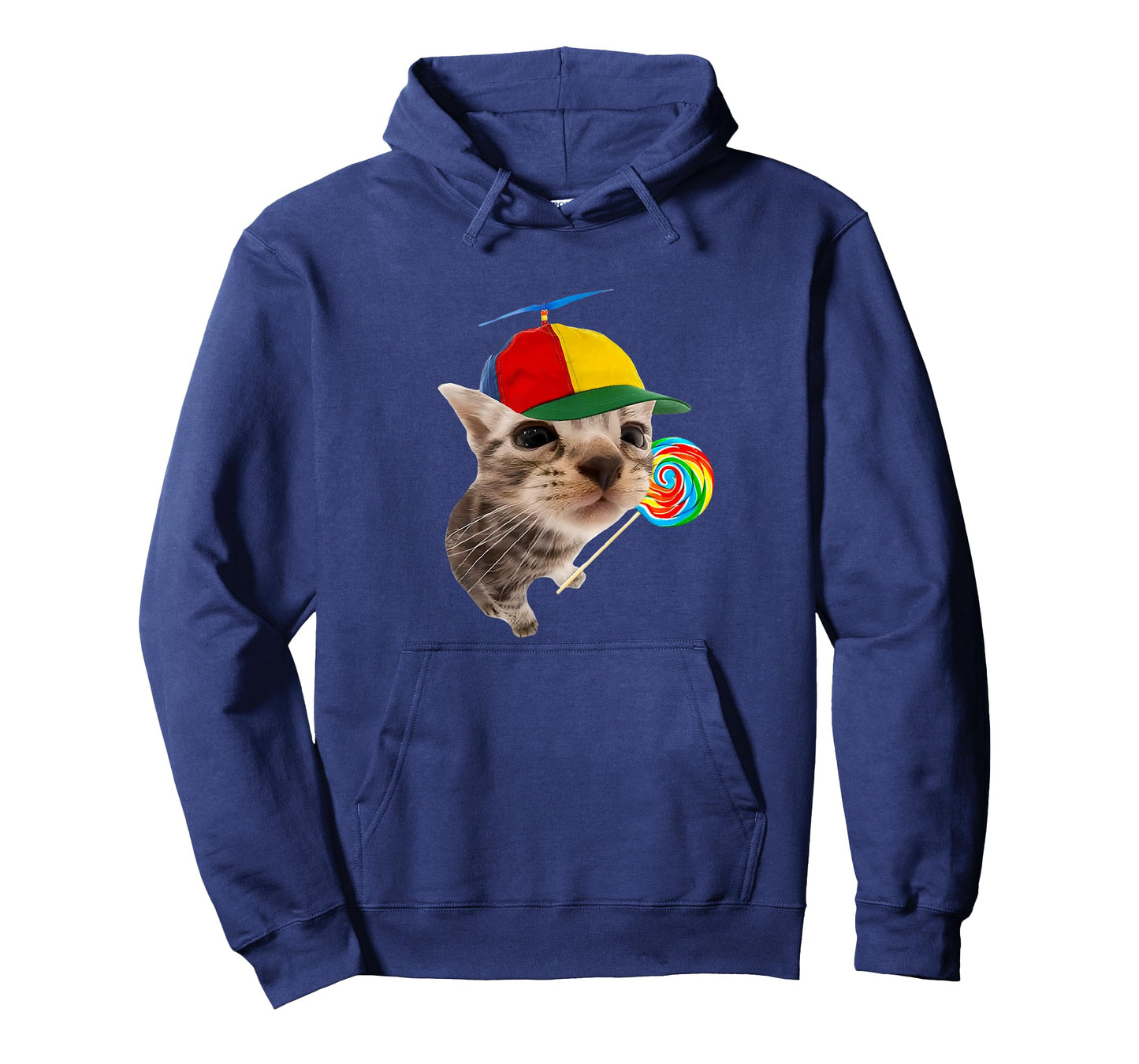 Silly Cat with Lollipop Meme T-Shirt
