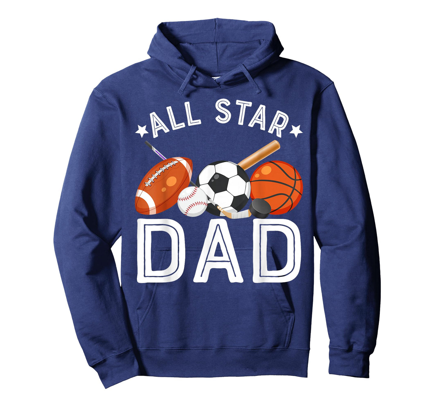 All Star DAD of The Birthday Boy Basketball Soccer Sport T-Shirt