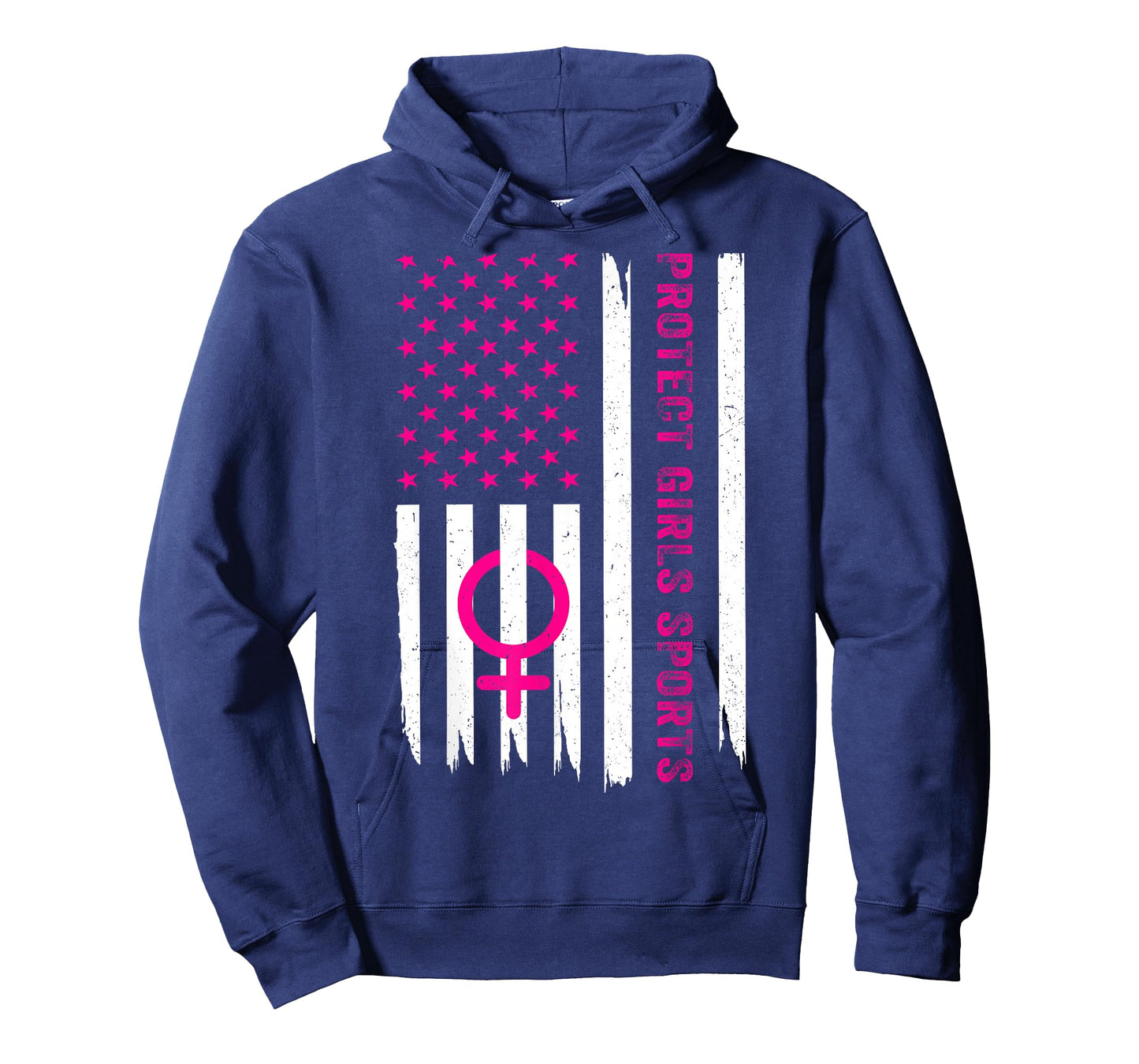 Protect Girls Sports, Support Women Girls Sport, US Flag T-Shirt