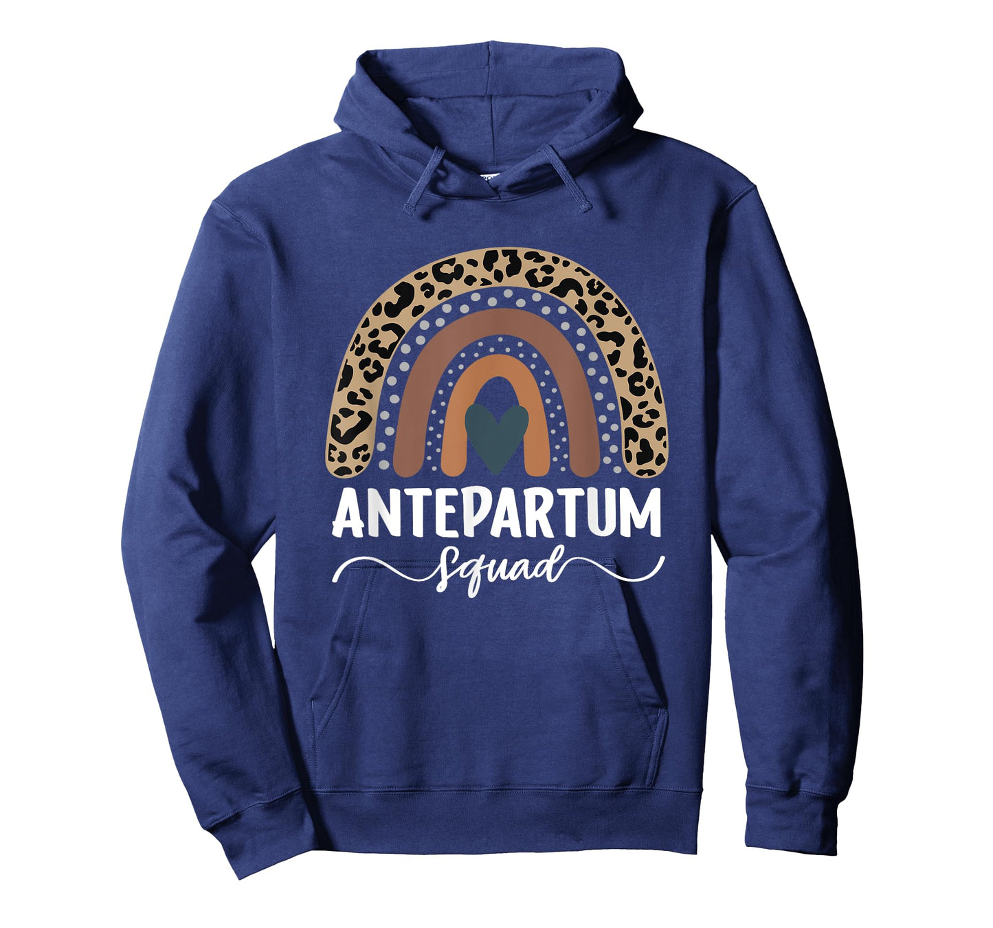 Antepartum Squad, Leopard Rainbow Antepartum Nurse T-Shirt