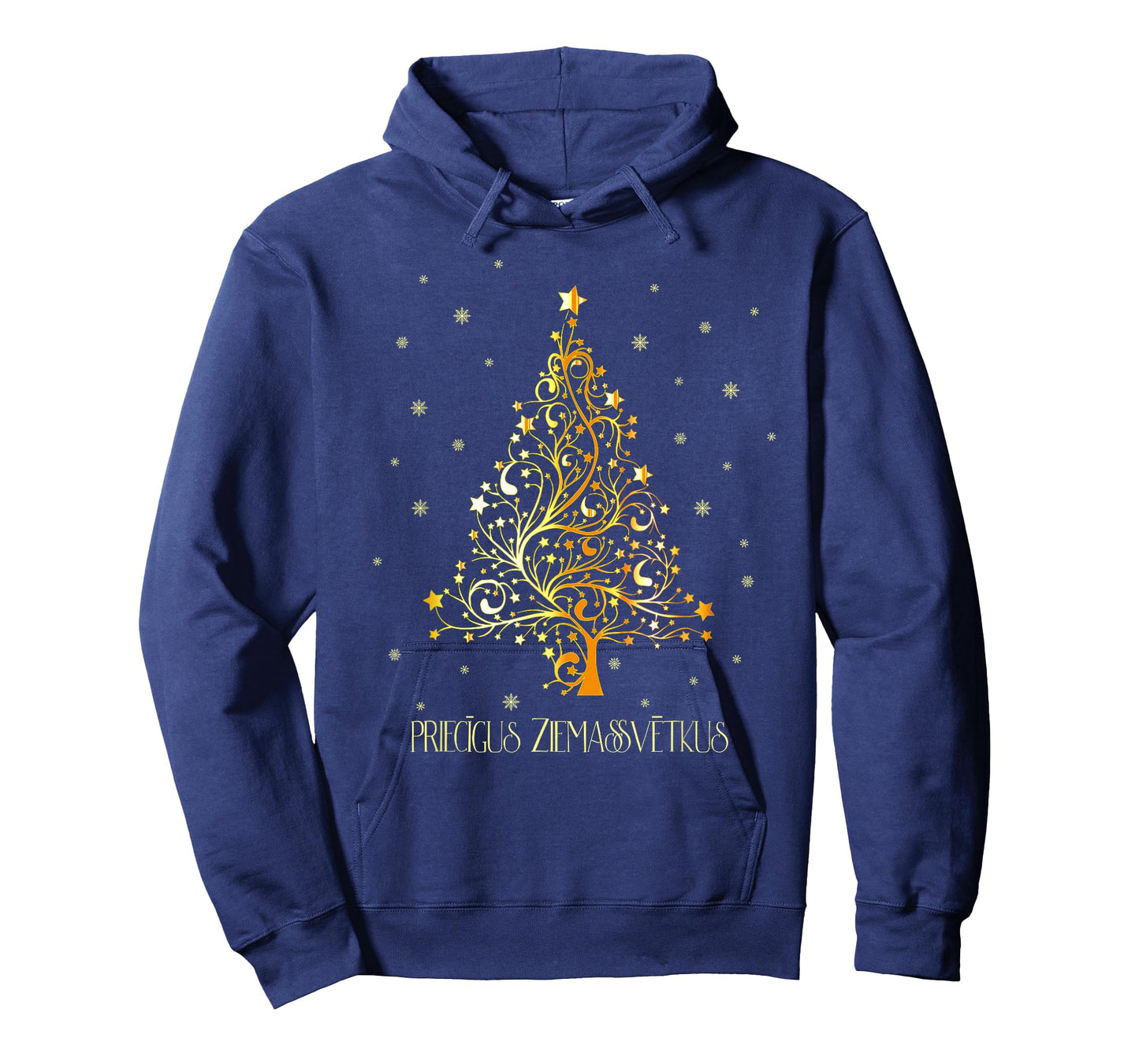 Latvia Christmas T-shirt Latvian Priecigus Ziemassvetkus