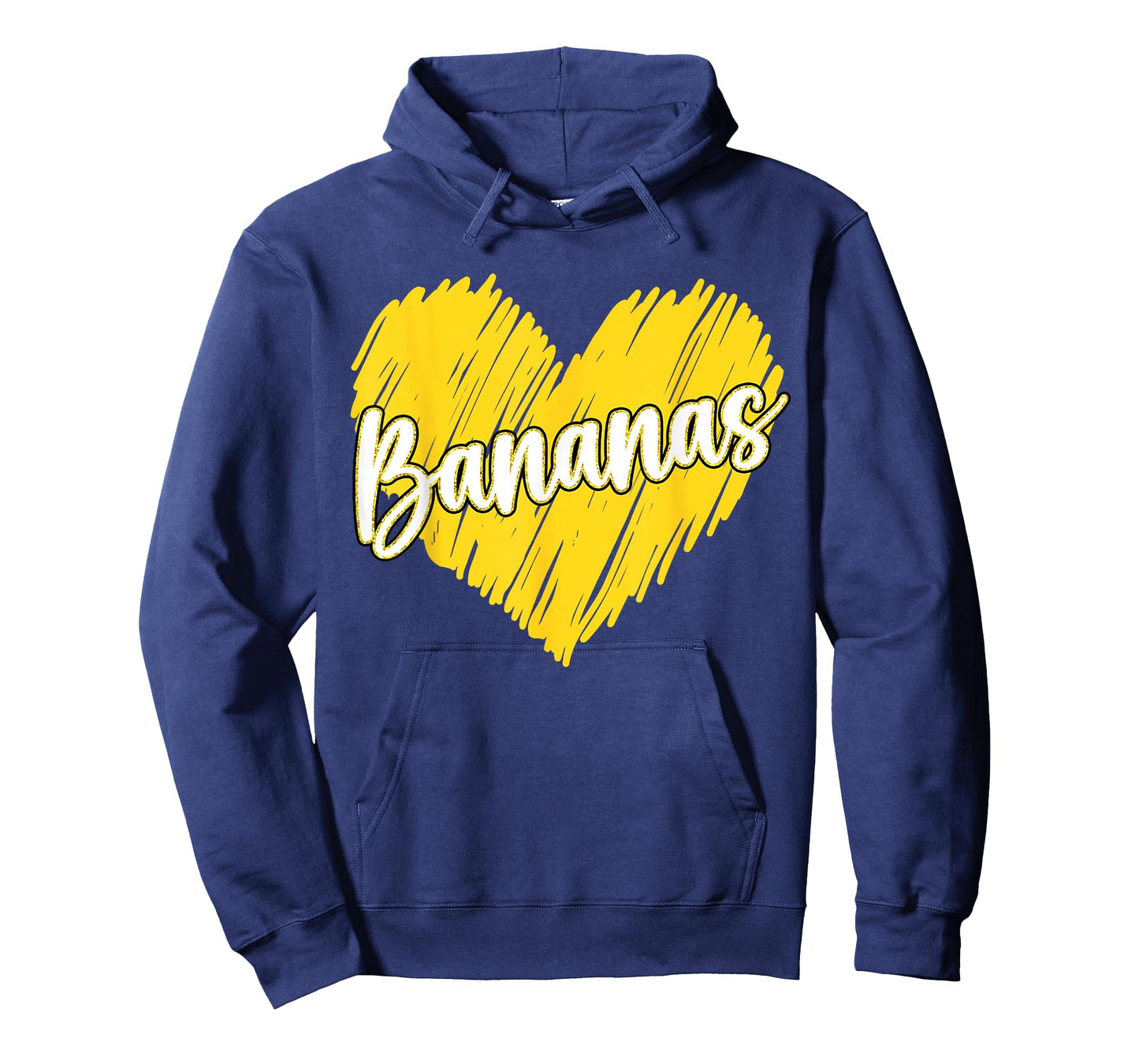 Bananas Heart Name Vintage Tees for Women Men Kids T-Shirt