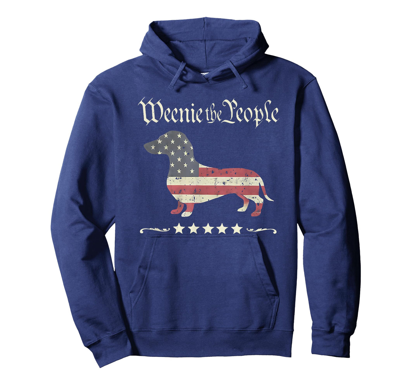 Weenie The People Dachshund 4th of July T-Shirt