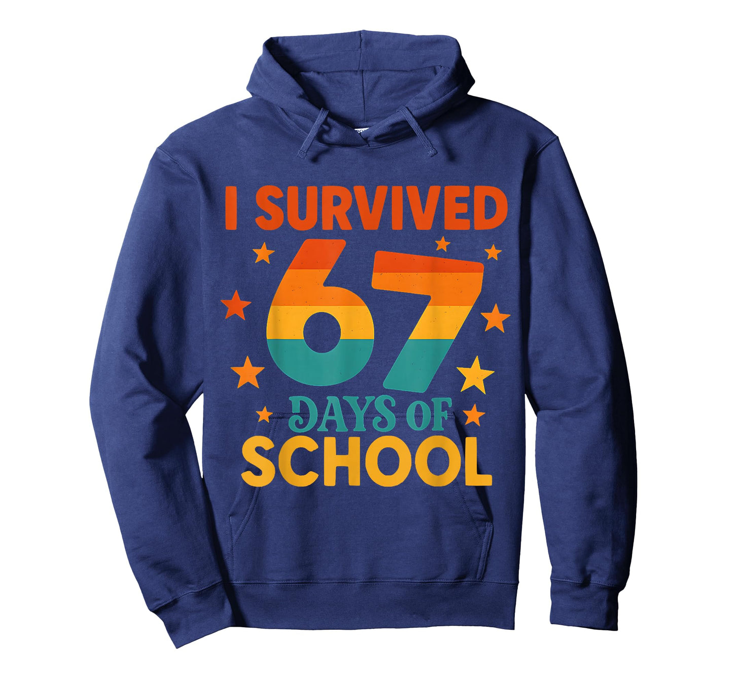 I Survived 67 Days of School Funny 67 Teachers Students Meme T-Shirt