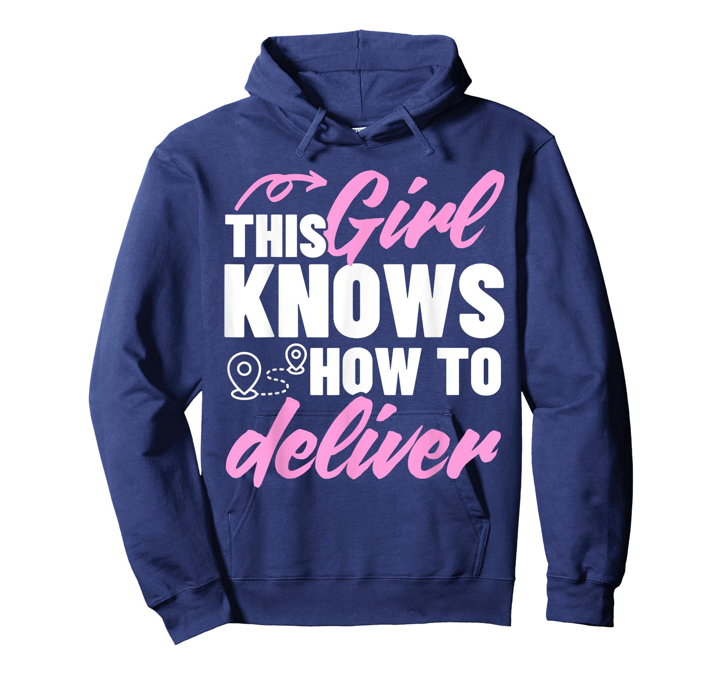 Cute Delivery Driver Art For Girl Women Delivery Services T-Shirt