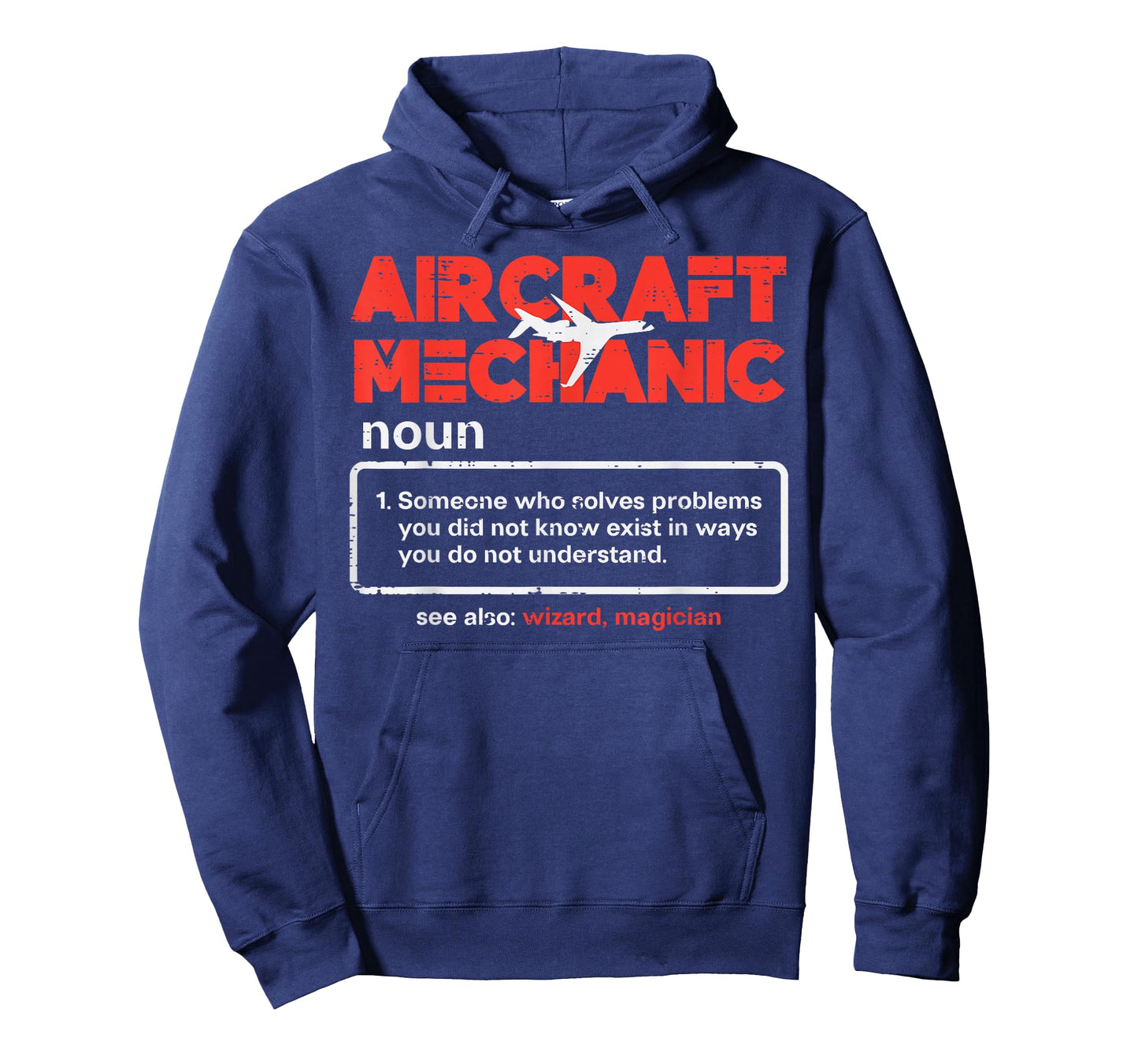 Aircraft Mechanic Definition Airplane Technician Men Women T-Shirt