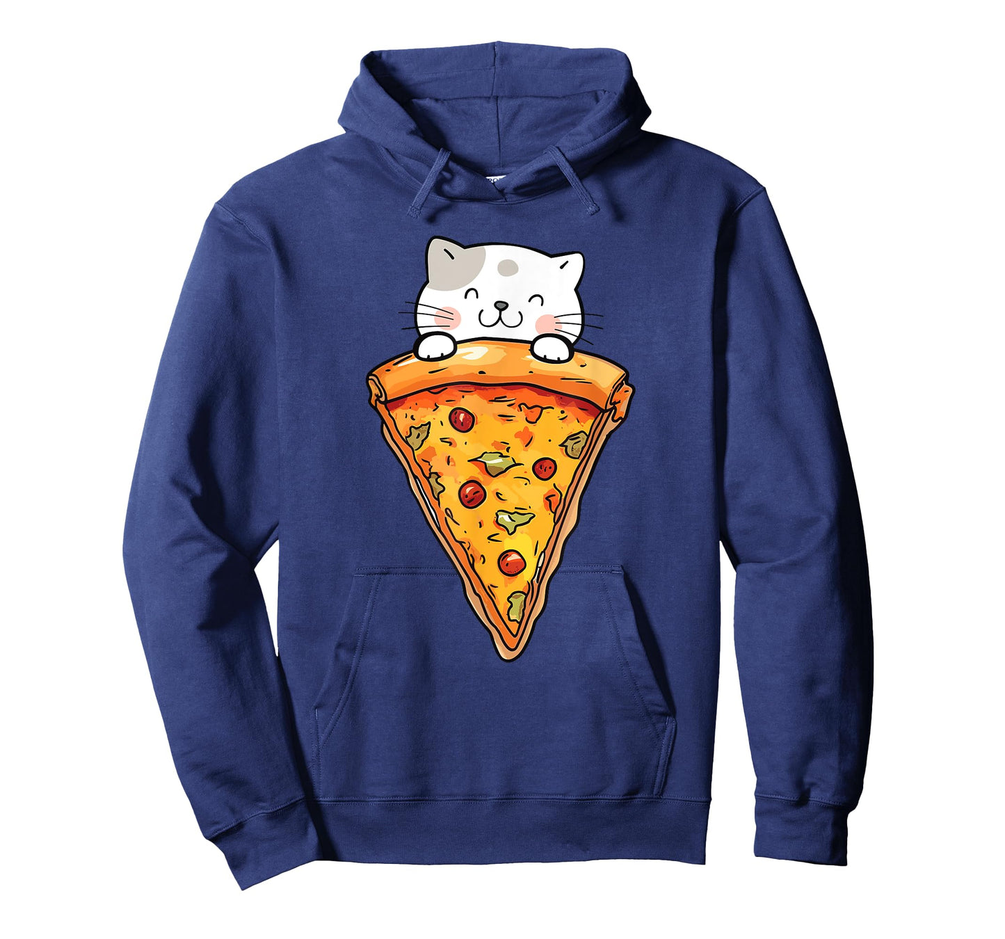 Cute Cat With Pizza Slice - Food Lover Pizza Baker T-Shirt