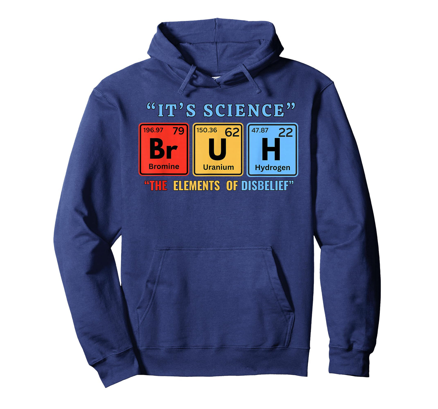 It's Science Bruh Periodic Table of Elements Meme Nerdy Bro T-Shirt