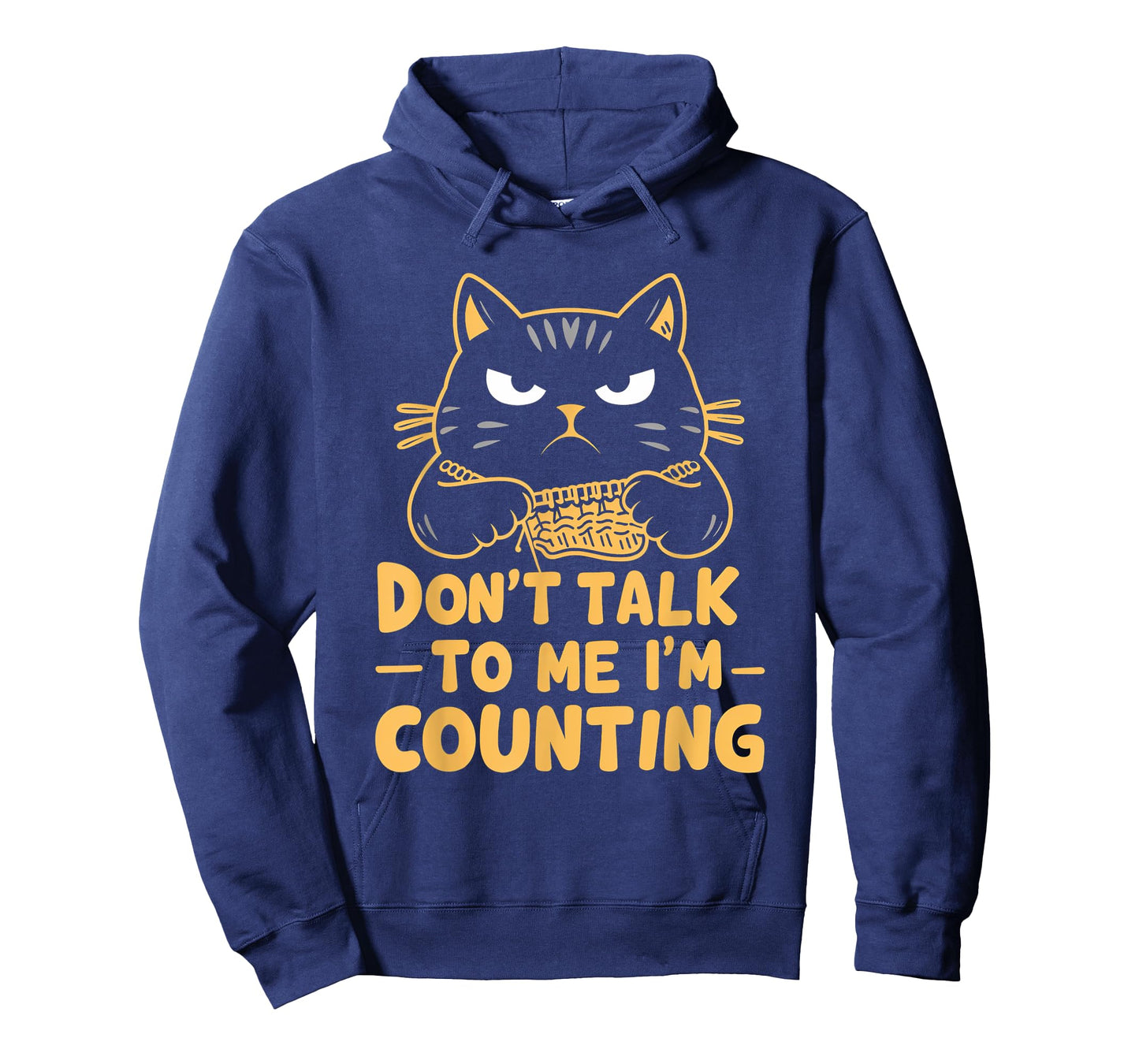 Dont Talk To Me Im Counting Cat Knitting Cat Lover Men Women T-Shirt