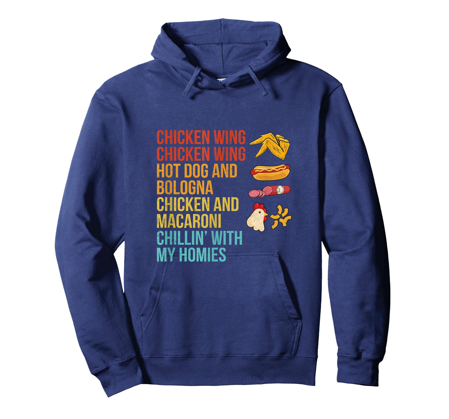Chicken Wing Chicken Wing Hot Dog and Bologna T-Shirt