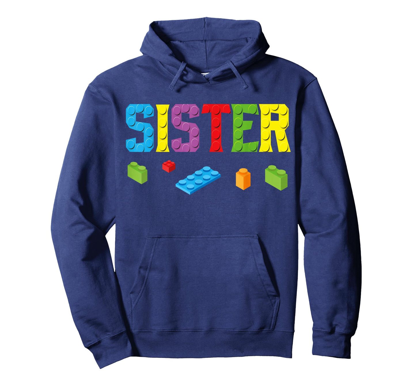Sister Master Builder Building Bricks Blocks Family Set Girl T-Shirt