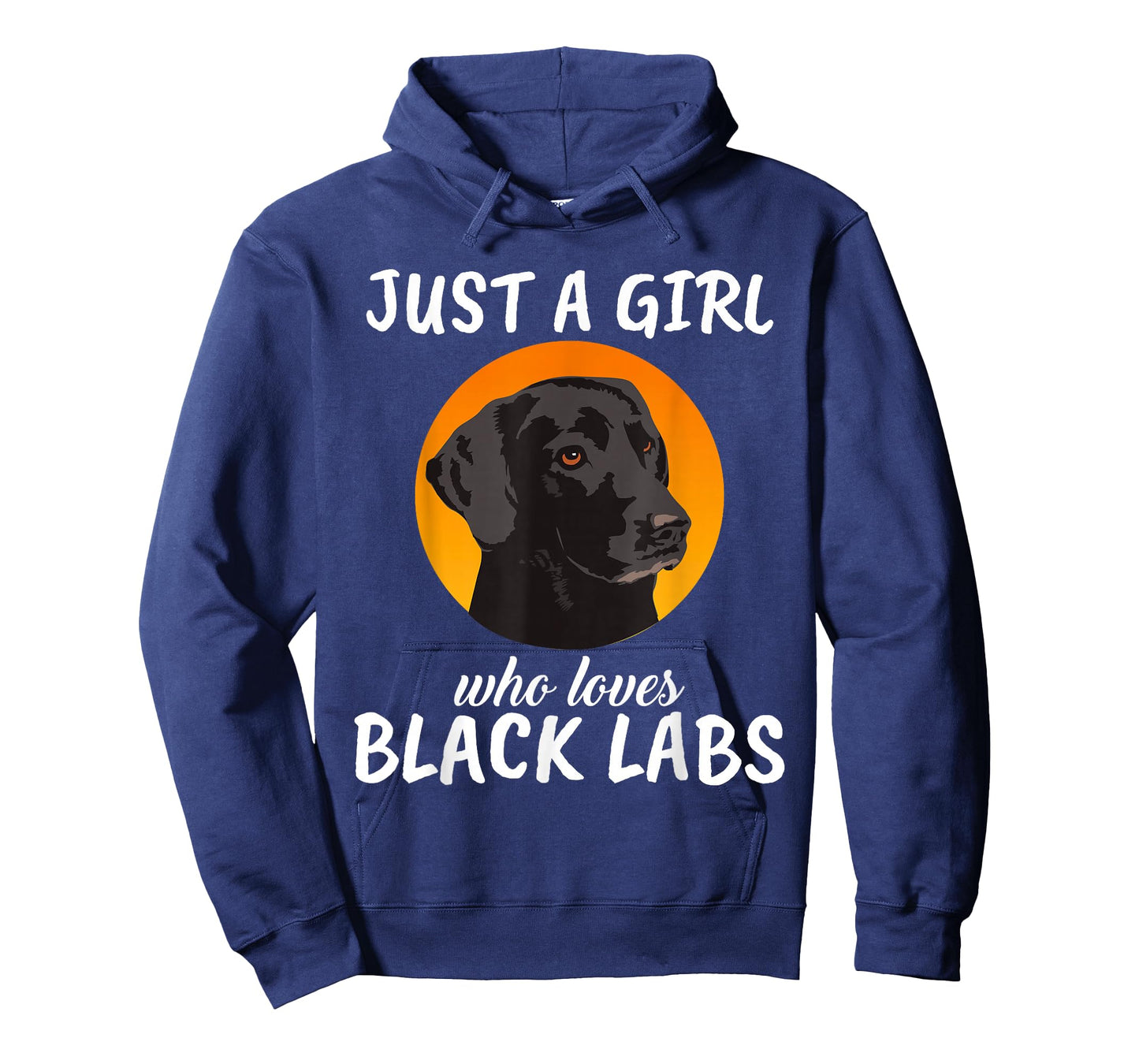 Just A Girl Who Loves Black Labs Clothes Gift Black Labrador T-Shirt