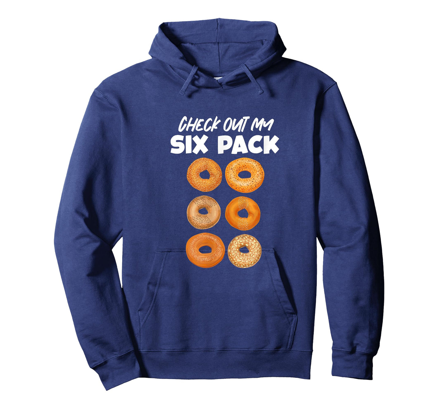 Check Out My Six Pack Bagel Funny Gym Workout Bagels T-Shirt