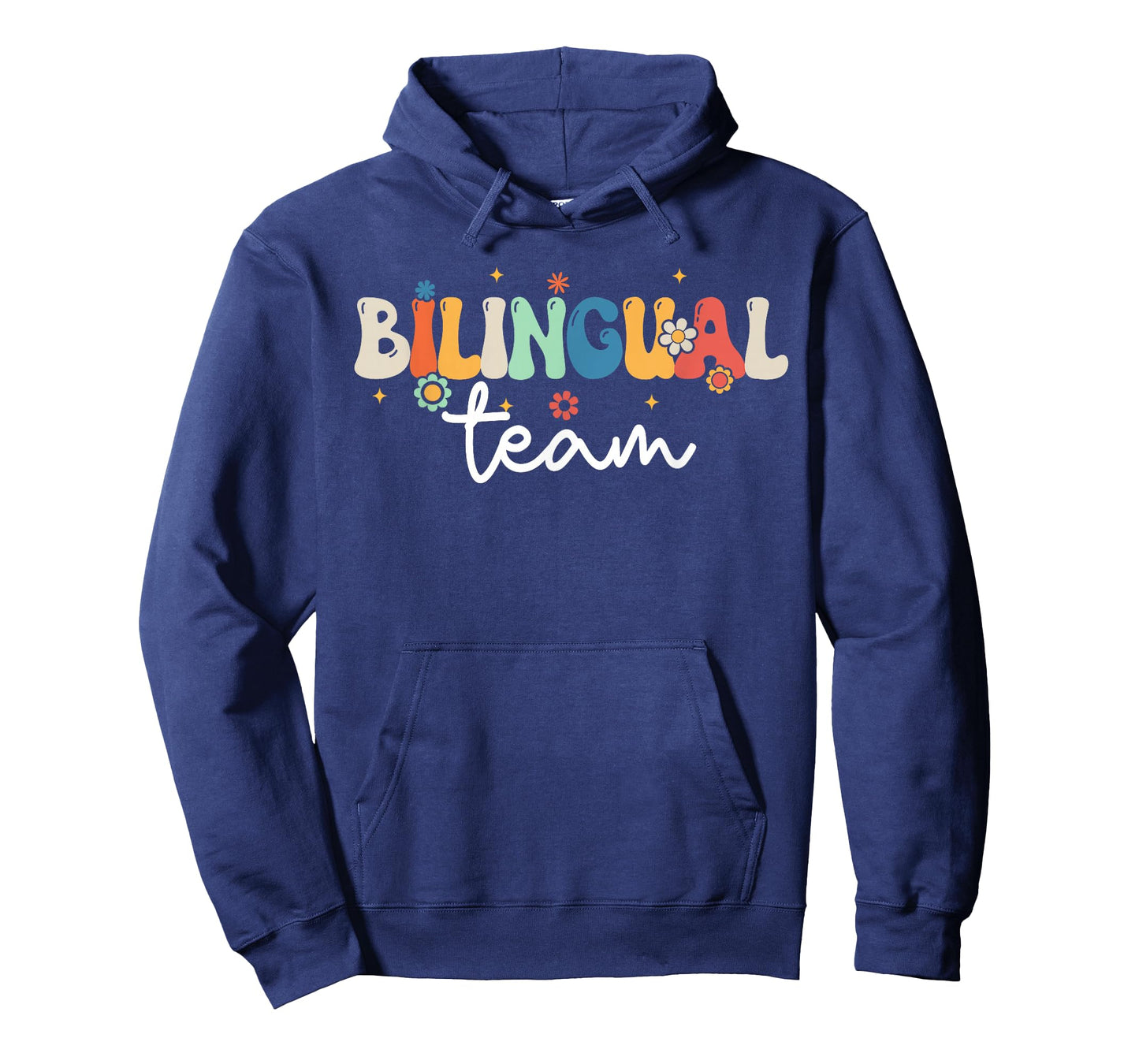Groovy Bilingual Girls Boys Teacher Team Bilingual Squad T-Shirt