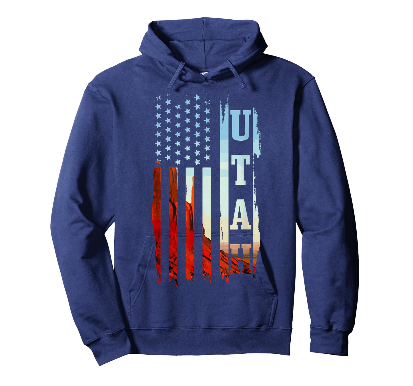 Utah American Flag Pride Grand Canyon Patriotic Gift T-Shirt