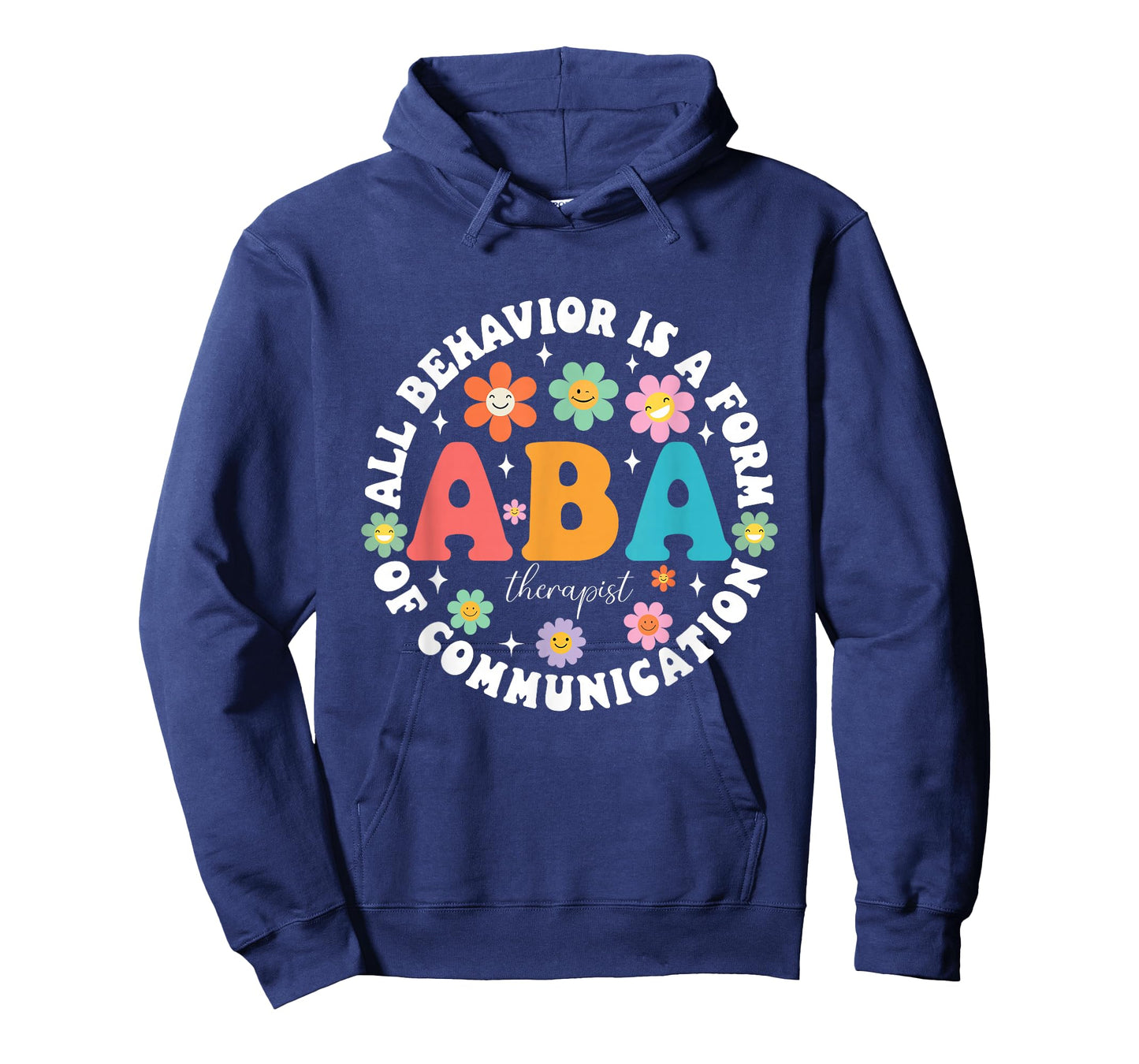 ABA Therapist Behavior Analyst Autism Therapy RBT Floral T-Shirt
