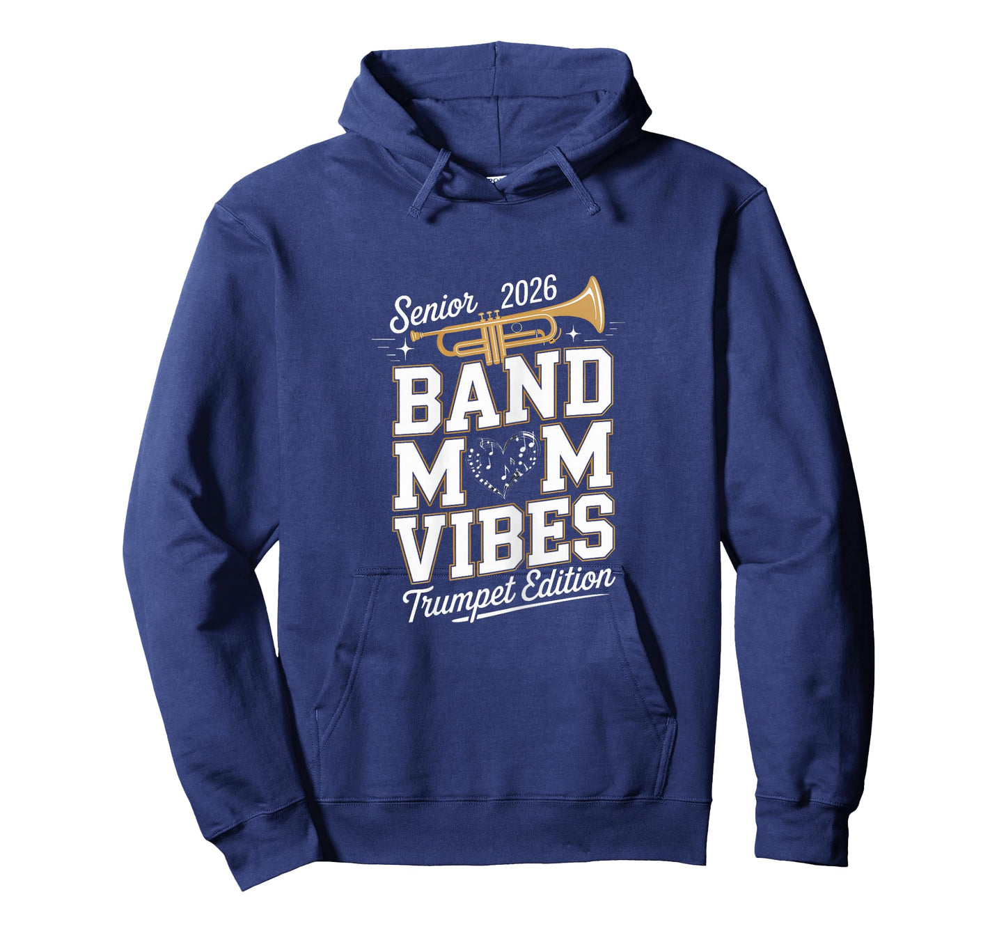 Senior Band Mom 2026 Trumpet Marching Band Class of 2026 T-Shirt
