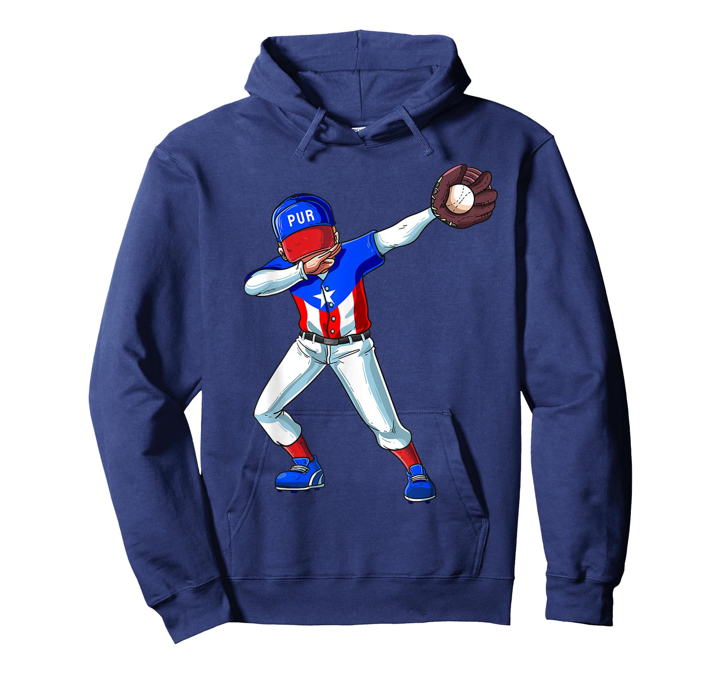 Baseball Dabbing Puerto Rico Player Catcher Pitcher Men Kids T-Shirt