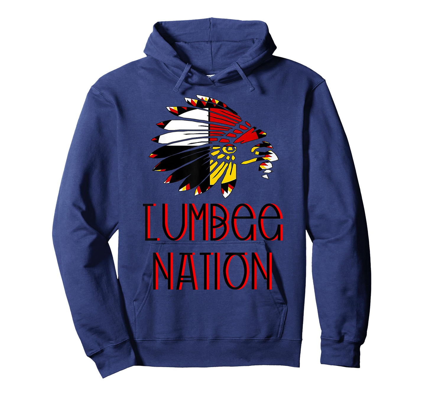 LUMBEE NATION FLAG | Indigenous | Native American Headdress T-Shirt