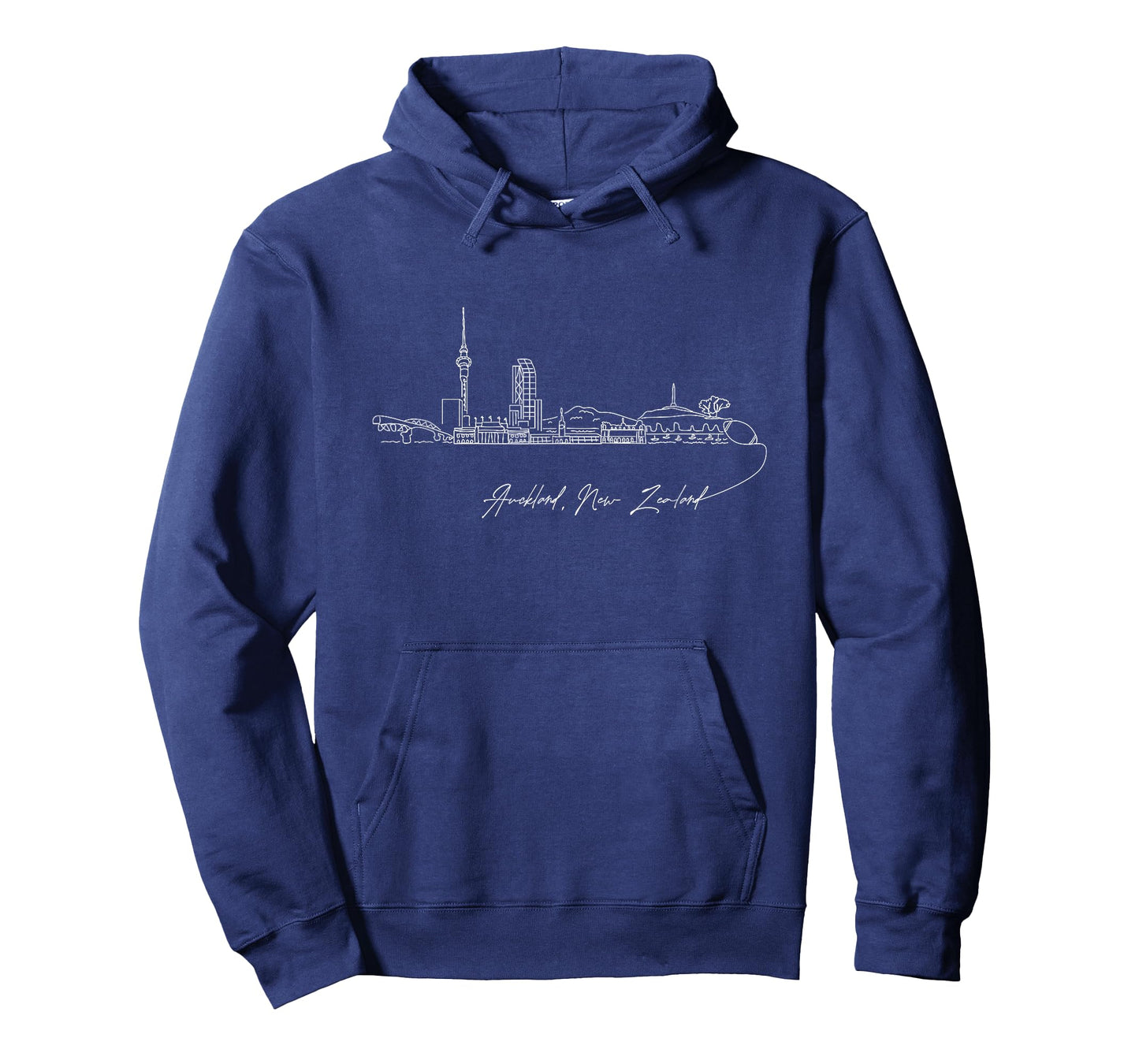 Signature Auckland City Skyline - New Zealand Souvenir T-Shirt