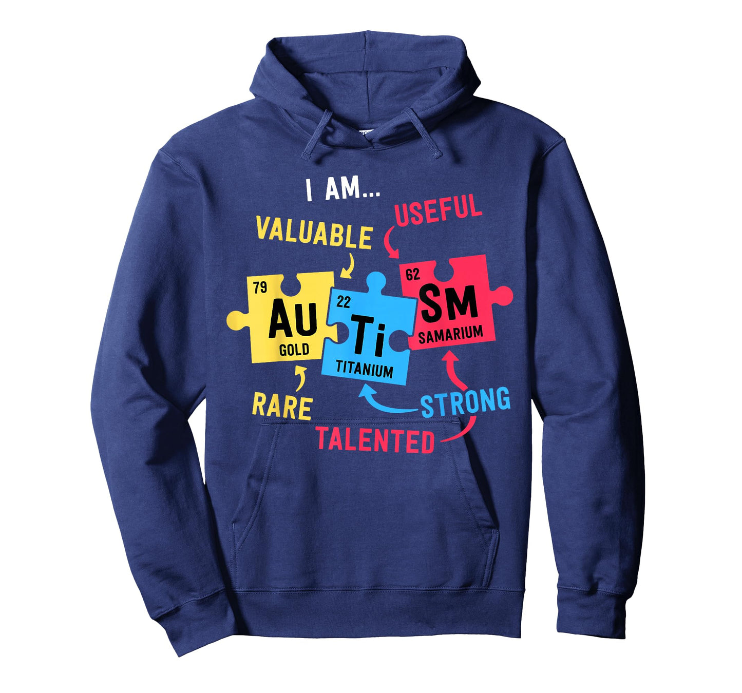 Autism Awareness Shirts Men Boys Periodic Table Elements T-Shirt