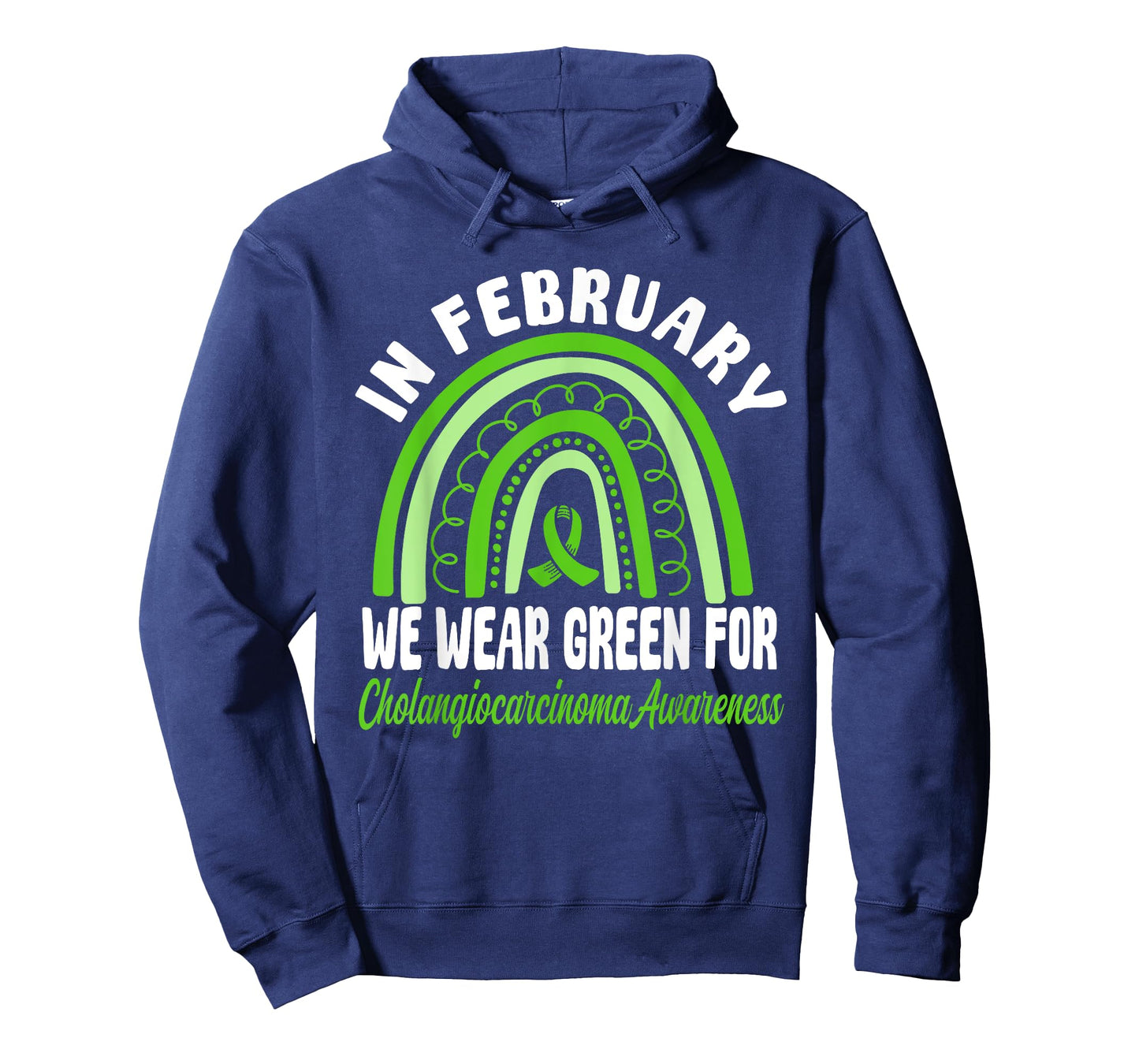 Cholangiocarcinoma Awareness Wear Green Ribbon T-Shirt