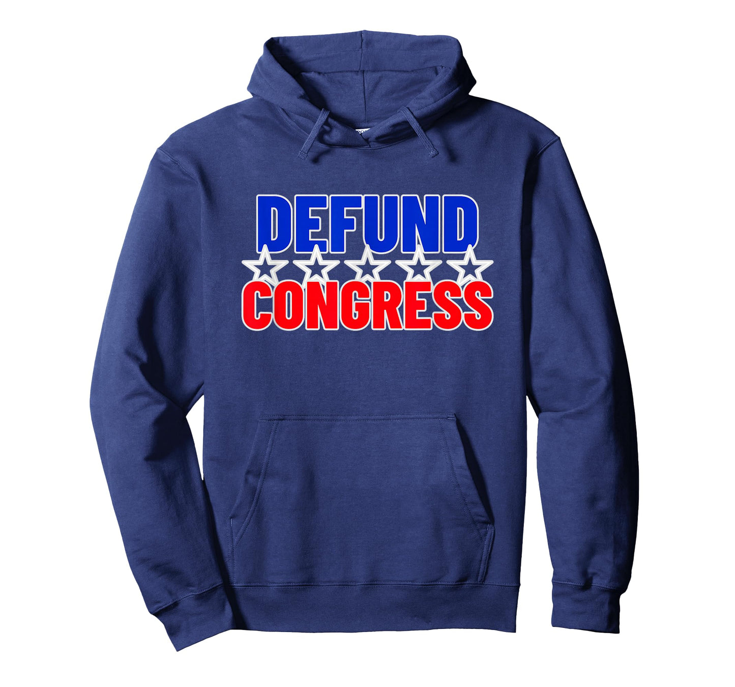 Defund Congress In USA Flag Colors For US Citizens T-Shirt