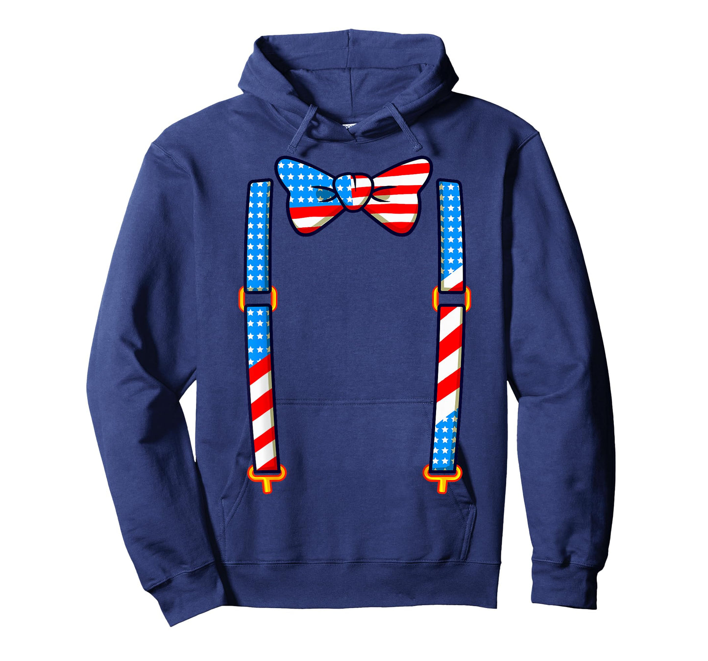 American Tuxedo Costume Funny 4th of July USA Men Women Kids T-Shirt