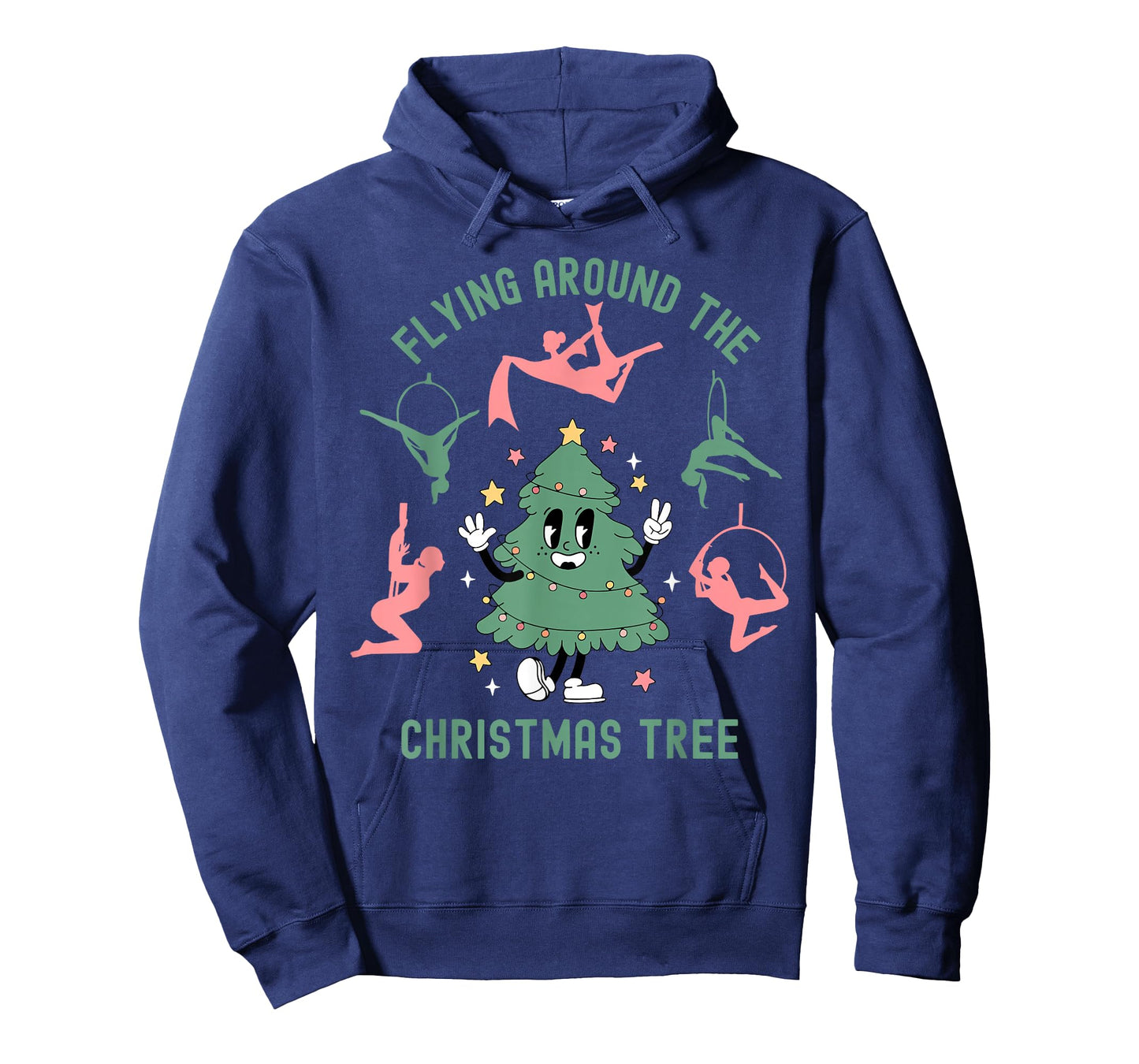 Aerialist Christmas Tree Aerial Silks Dance Aerialist Lyra T-Shirt