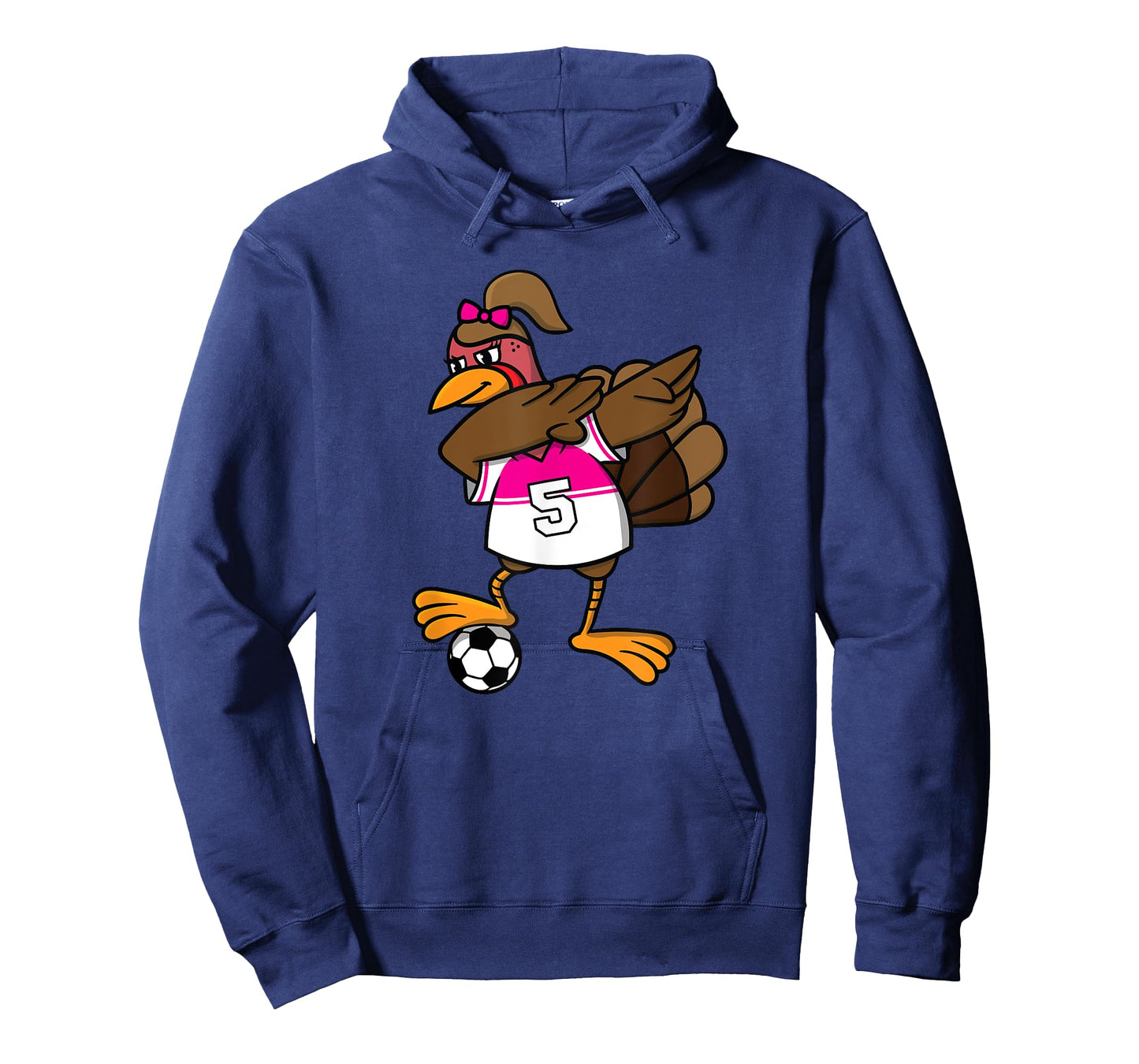 Thanksgiving Turkey Shirt for Girls Soccer Dab Dabbing Funny T-Shirt