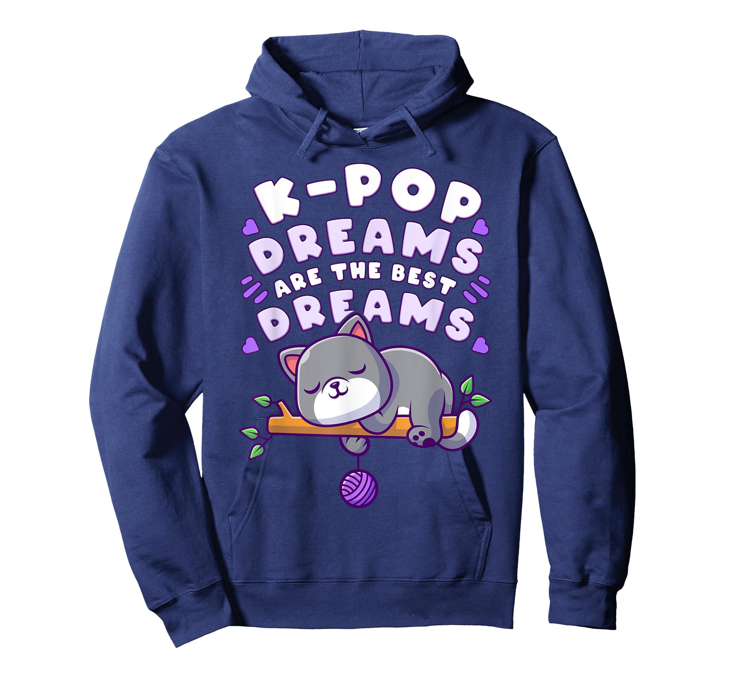 K-Pop Dreams, Cute sleeping Cat, Funny Sleep T-Shirt