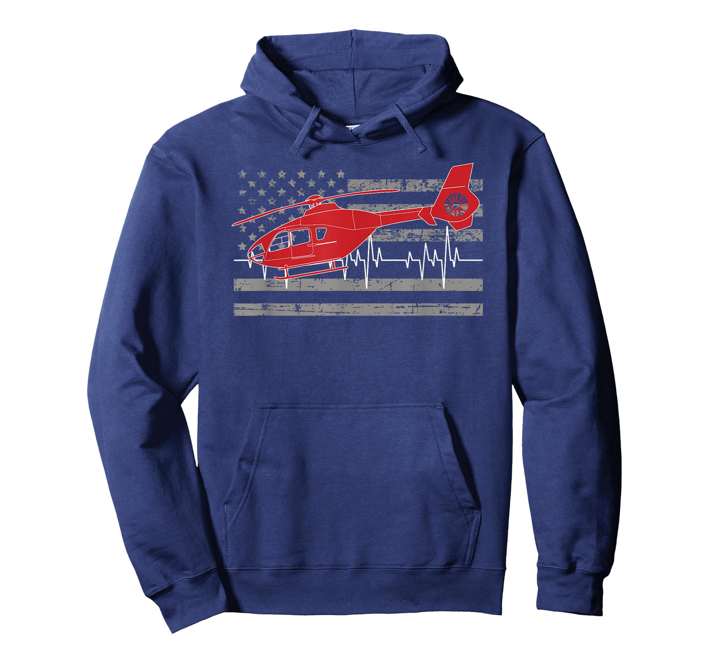 American Flag Flight Medic Heartbeat T-Shirt T-Shirt