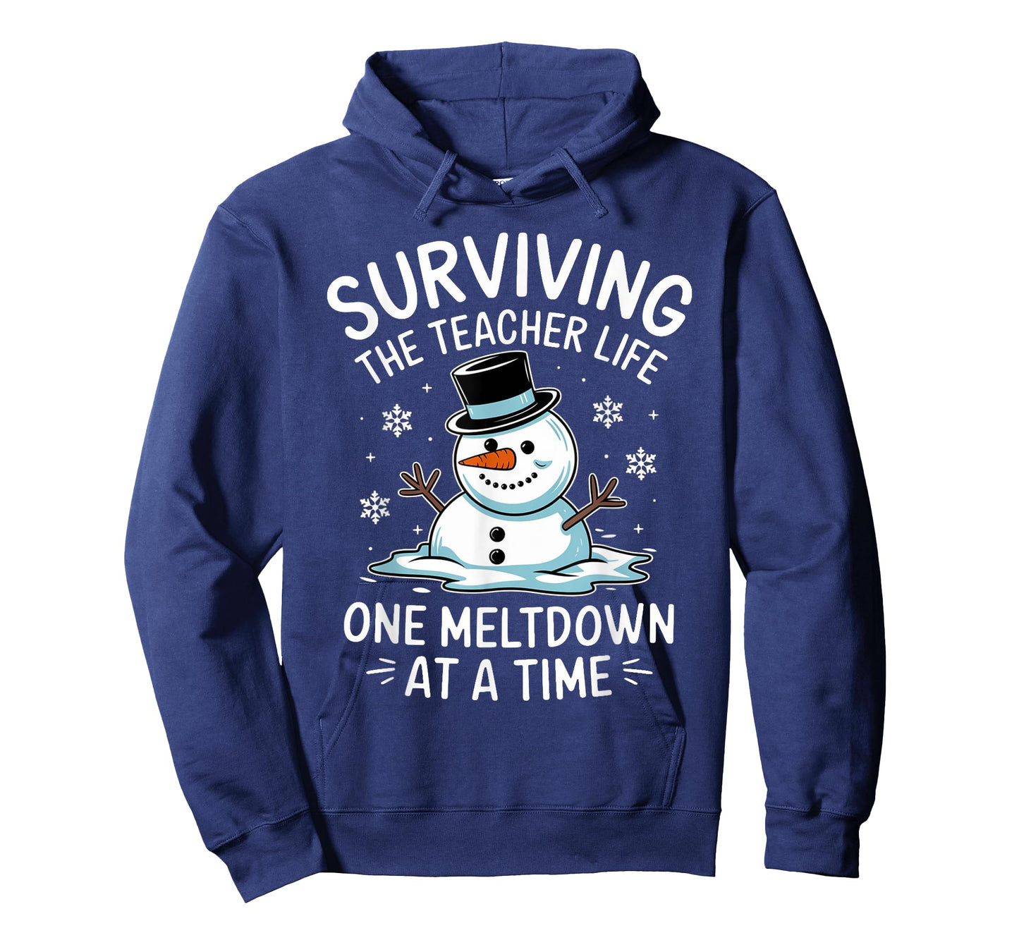 Christmas Surviving Teacher Life Meltdown Xmas Women Men T-Shirt