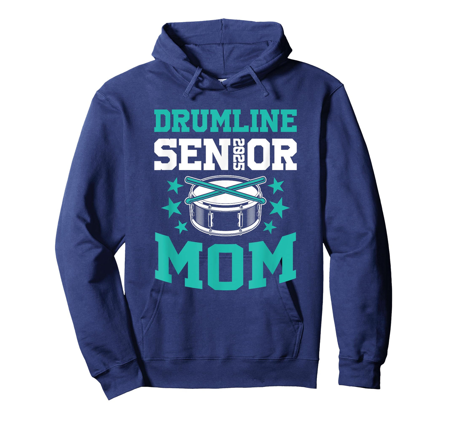 Drumline Senior 2025 Mom High School Marching Band T-Shirt