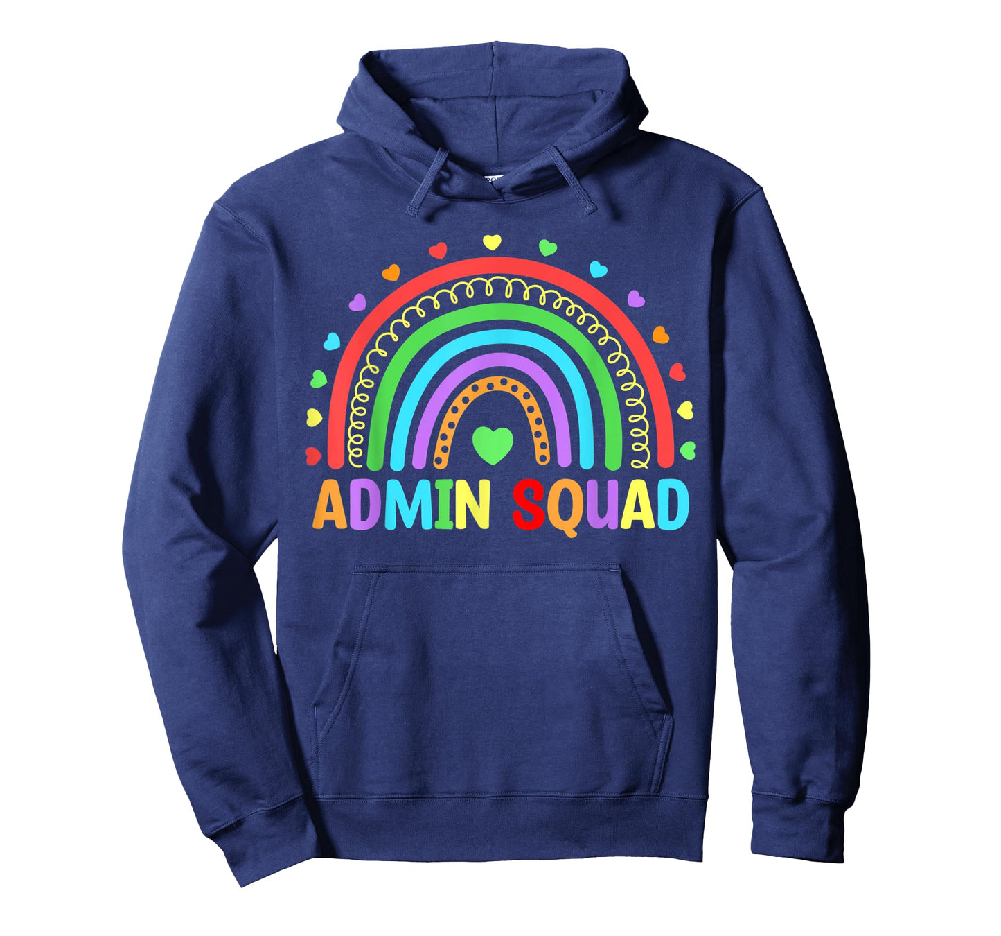 Admin Squad School Rainbow Assistant Principal Administrator T-Shirt