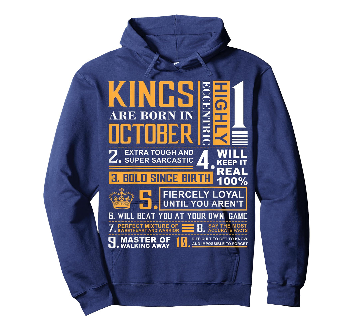 Birthday Gifts - Kings are Born In October T-Shirt T-Shirt
