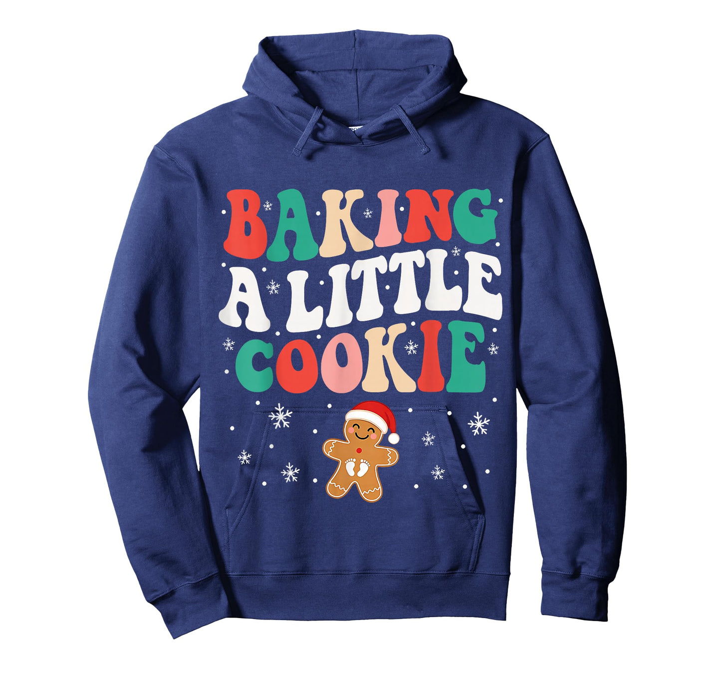 Baking A Little Cookie Christmas Pregnancy Announcement T-Shirt