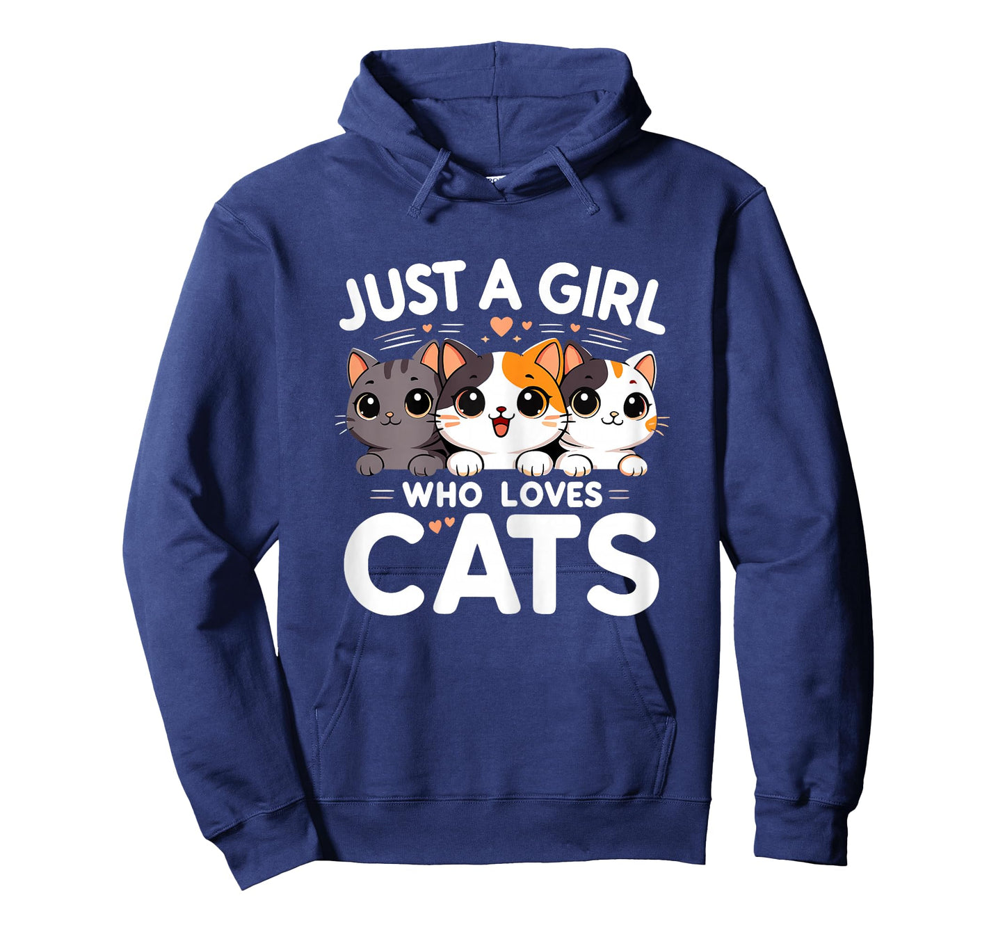 Just a Girl Who Loves Cats Cute Kawaii Kitten T-Shirt