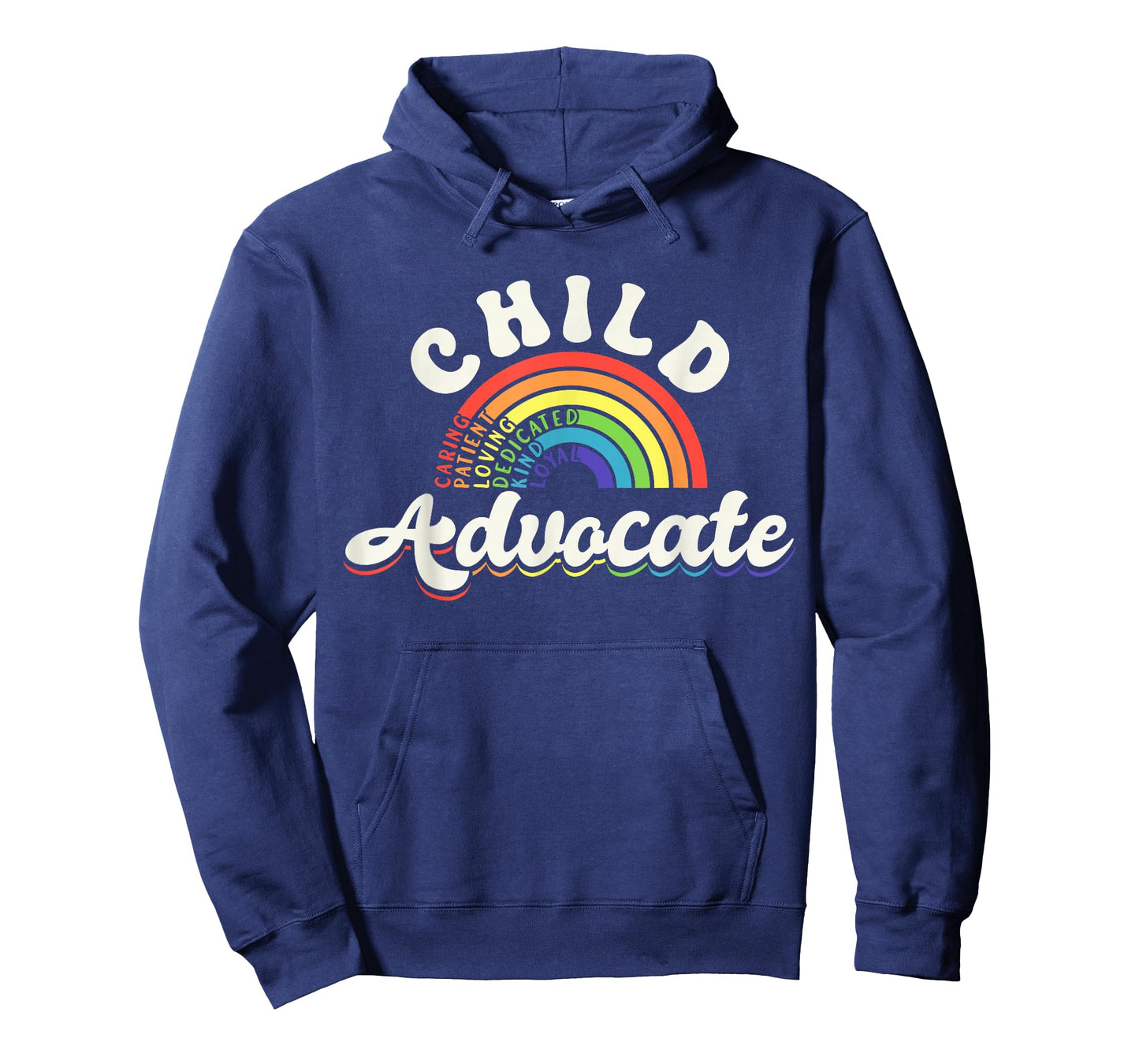 Child Advocate Appreciation Rainbow Help Inspire Care T-Shirt