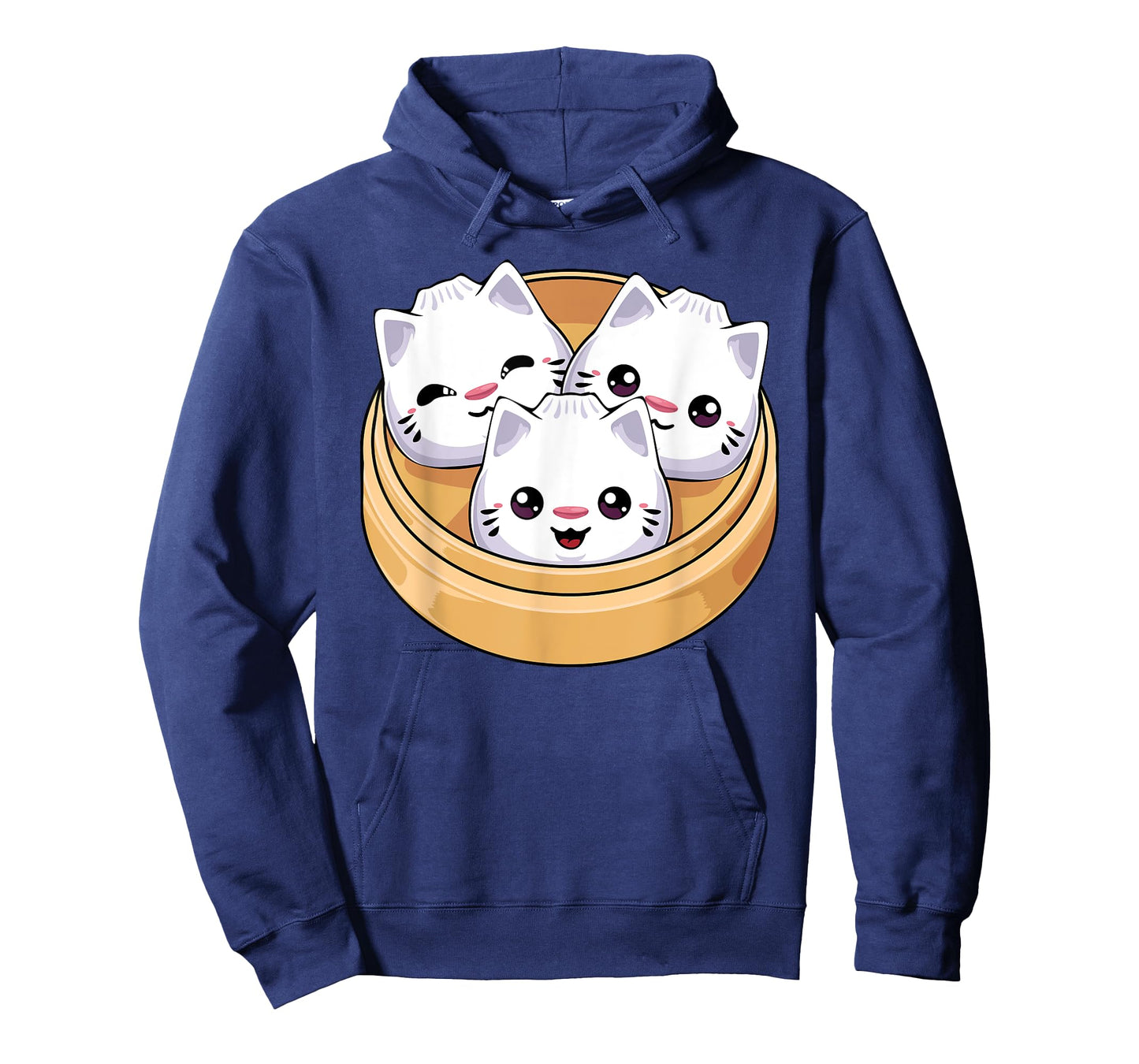 Cute Dumpling Cat Kawaii Dim Sum Cats T-Shirt for Men Women Kids