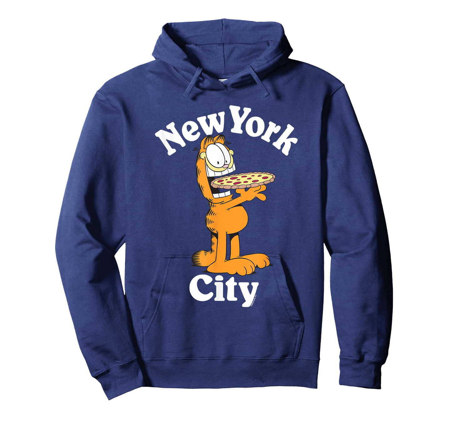 Garfield New York City Pizza Funny Travel Souvenir Cartoon T-Shirt